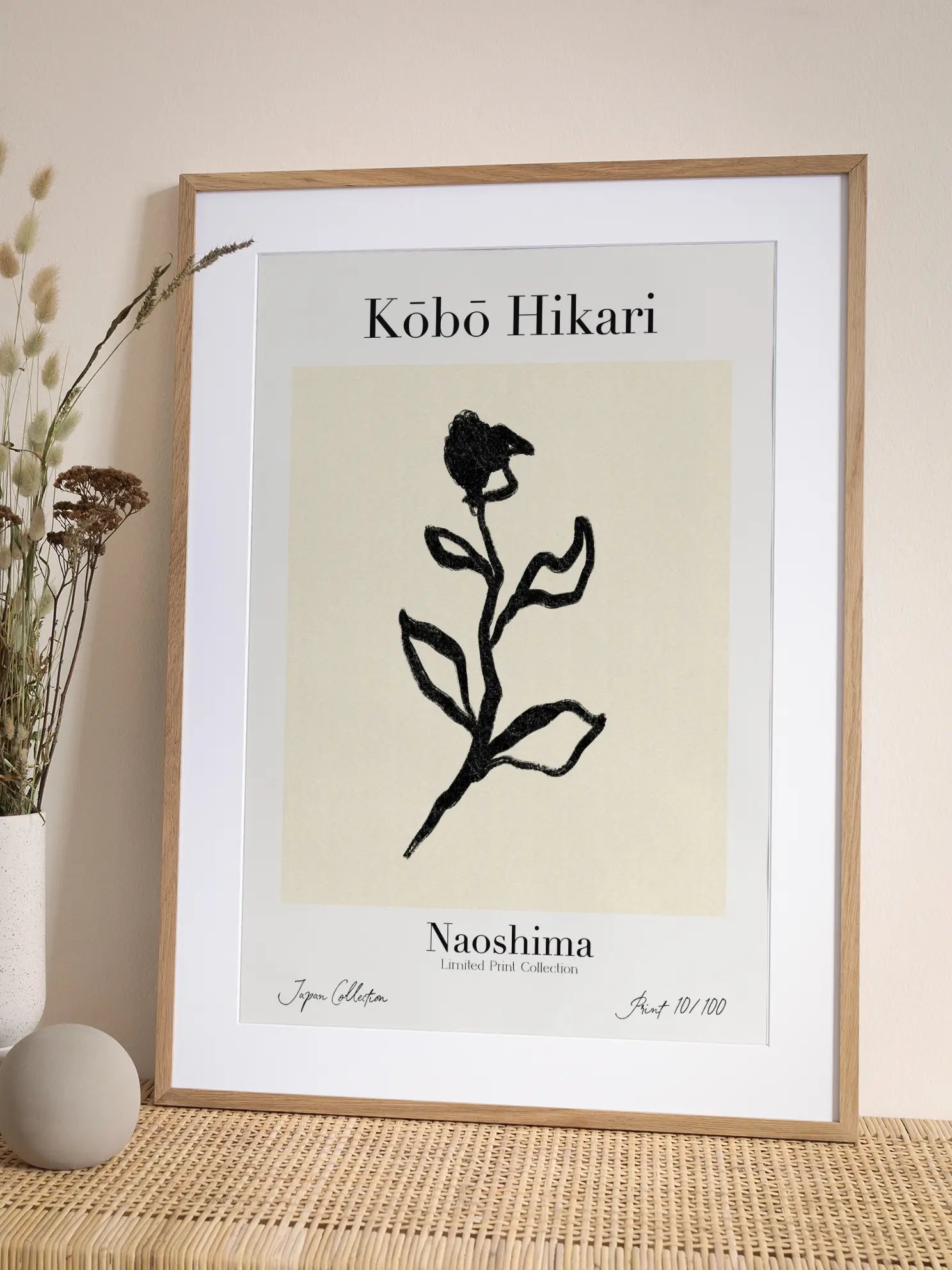 Silhouette Blossom Poster
