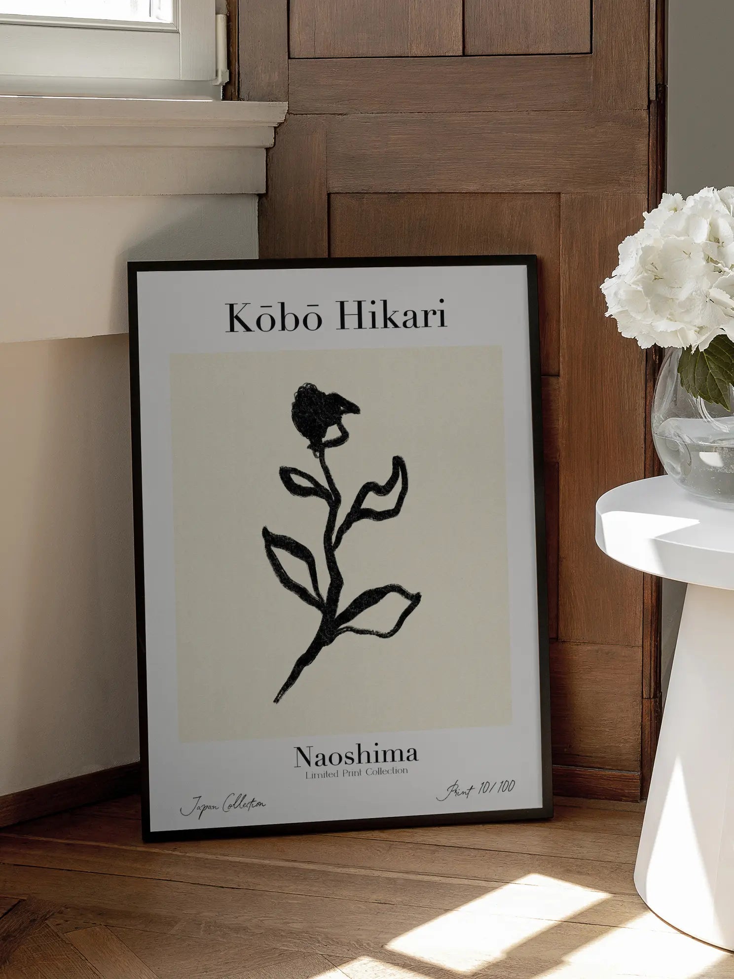 Silhouette Blossom Poster