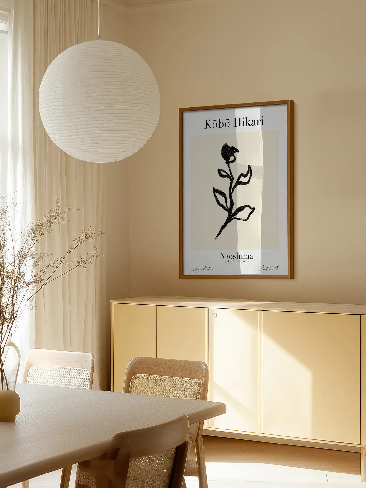 Silhouette Blossom Poster