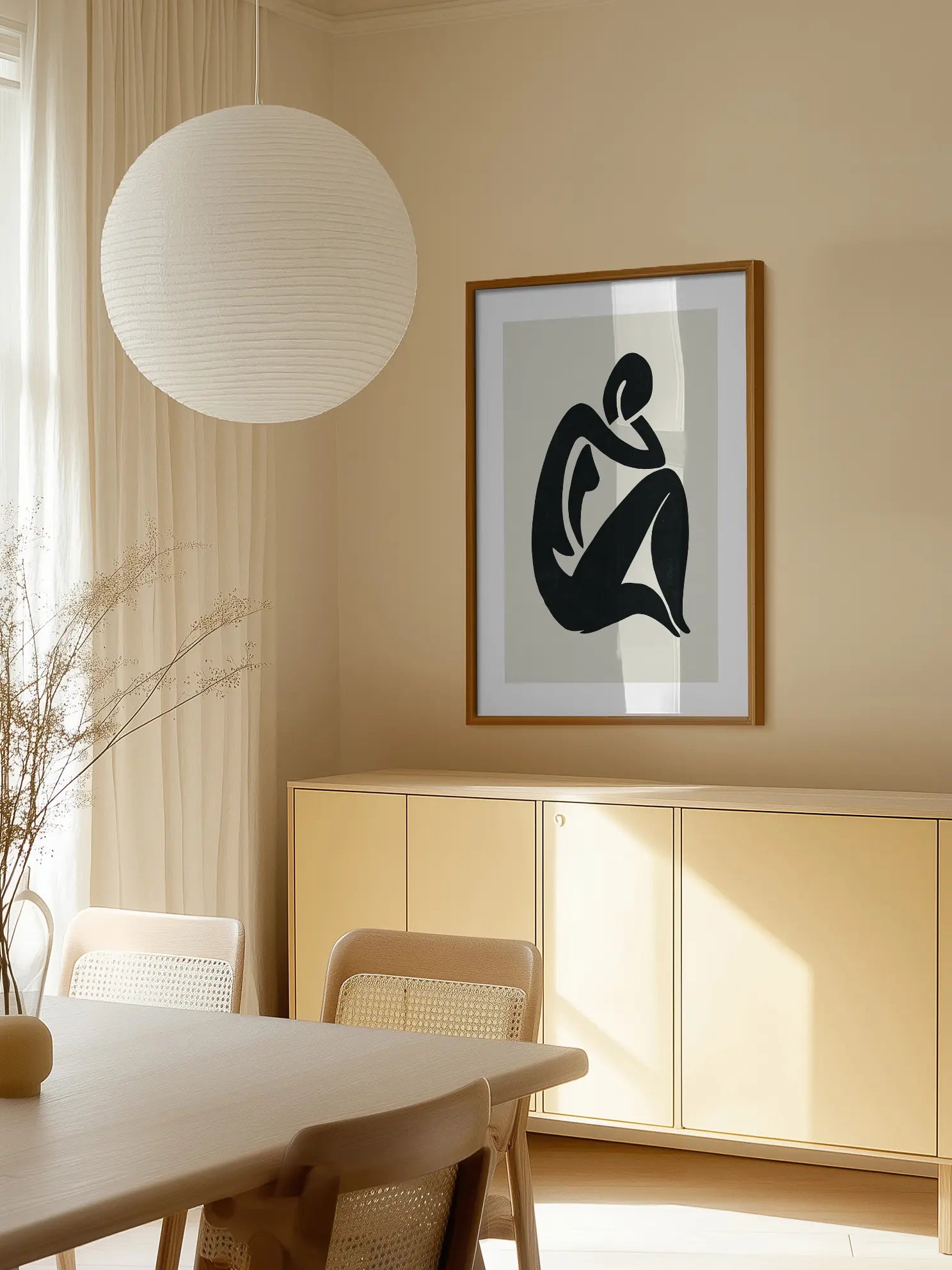 Silhouette Nude No1 Poster