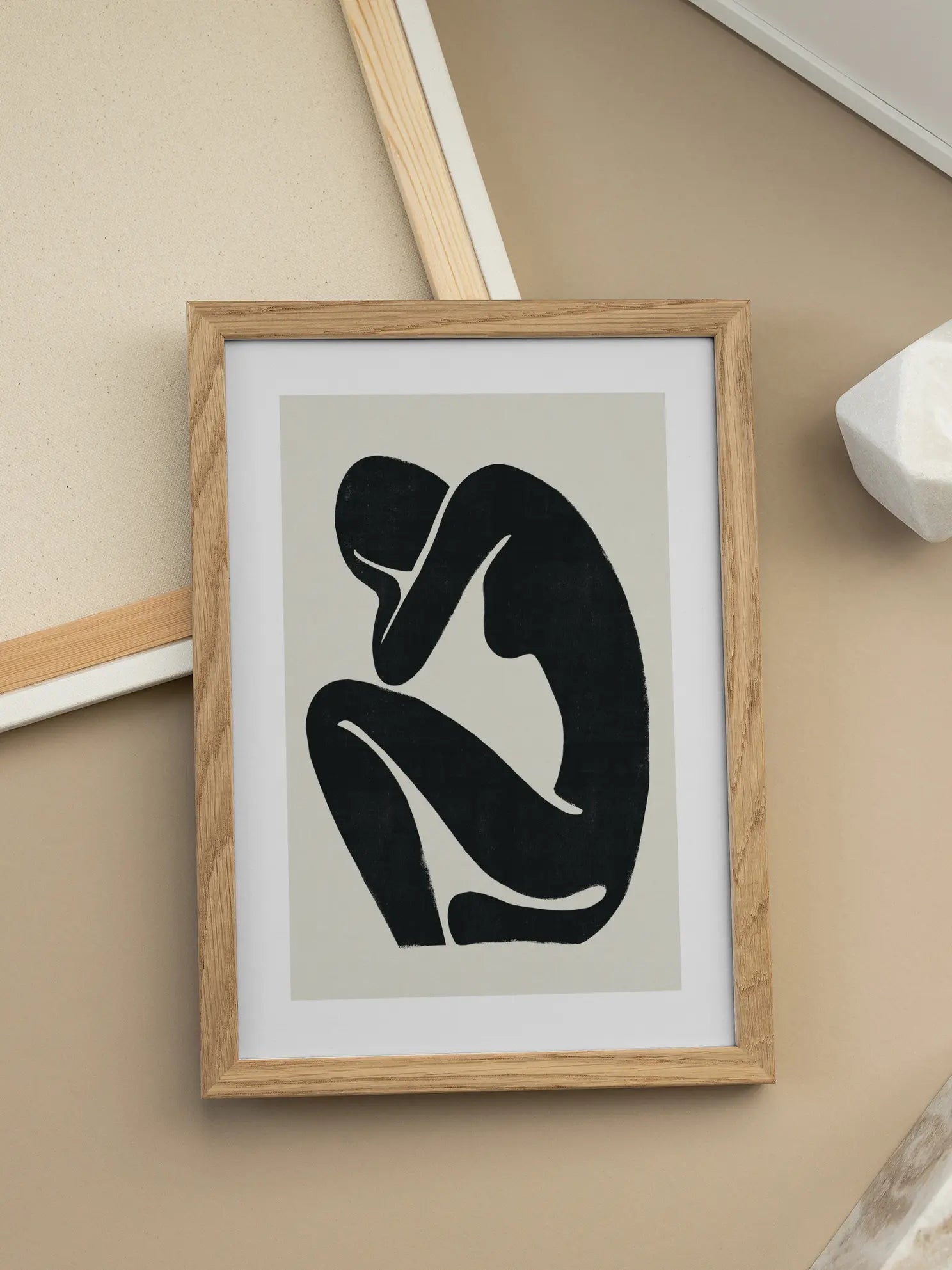 Silhouette Nude No2 Poster