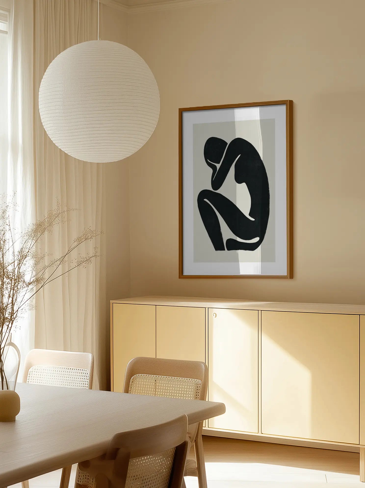 Silhouette Nude No2 Poster