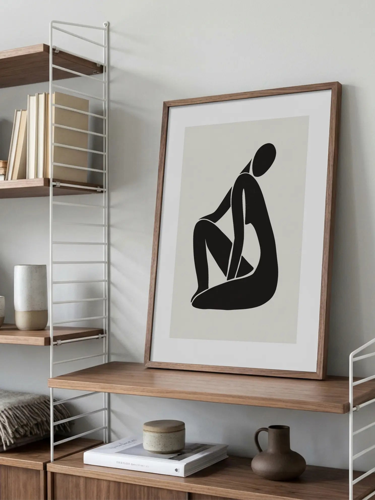 Silhouette Nude No3 Poster