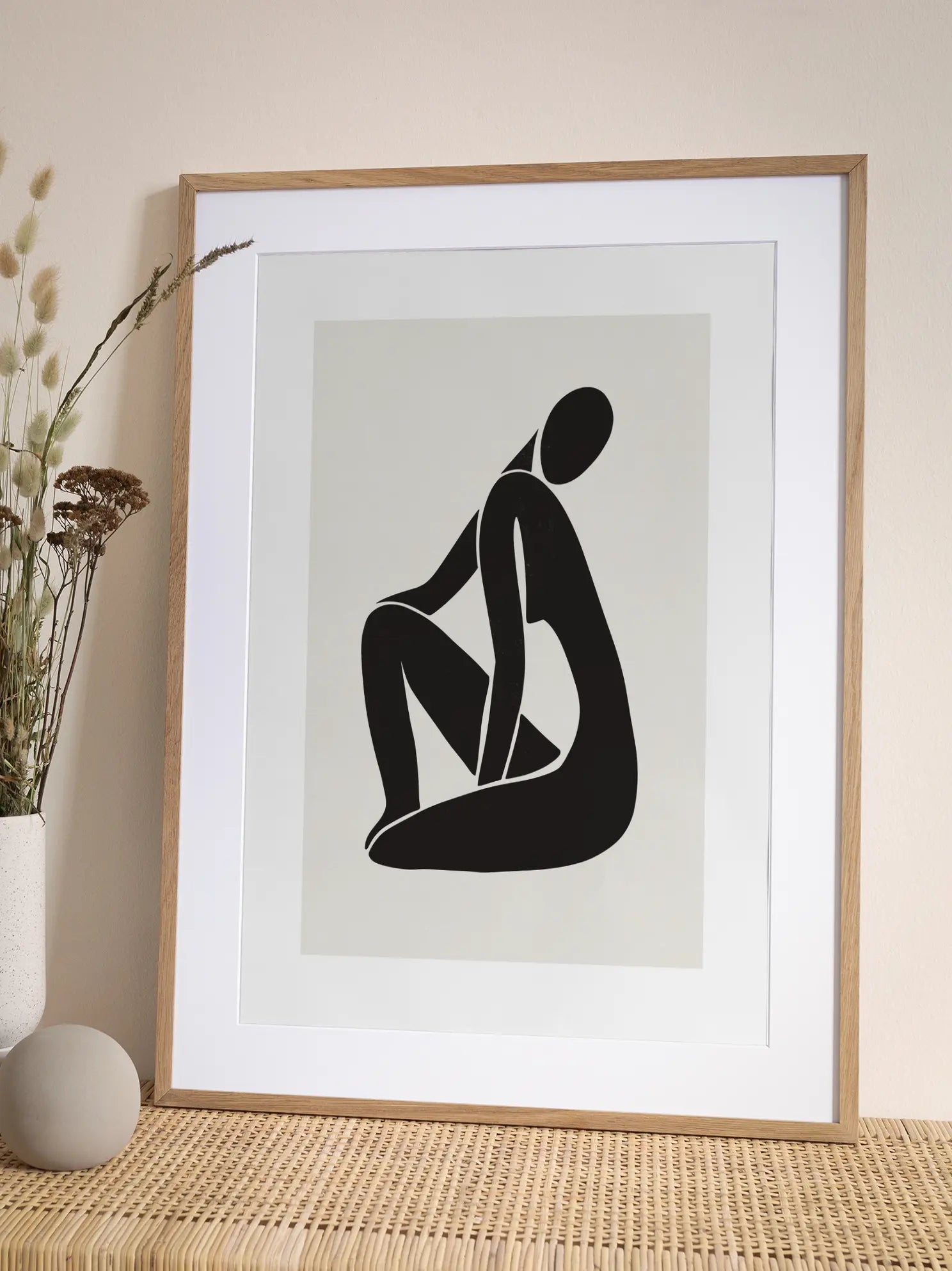 Silhouette Nude No3 Poster