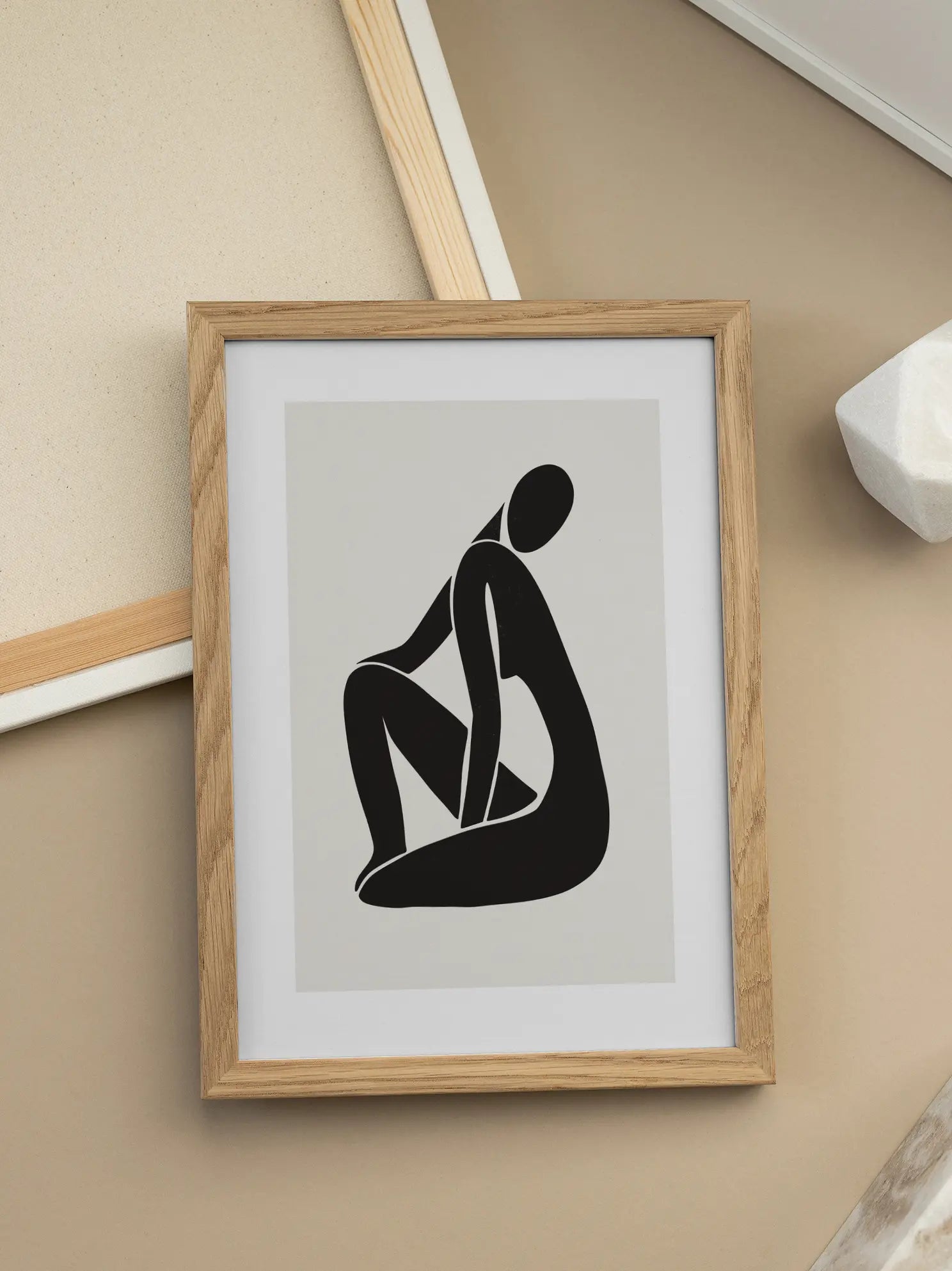 Silhouette Nude No3 Poster