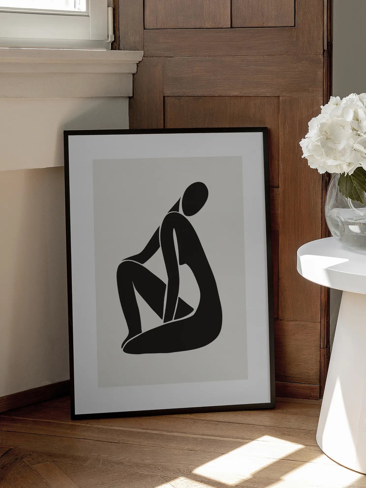 Silhouette Nude No3 Poster