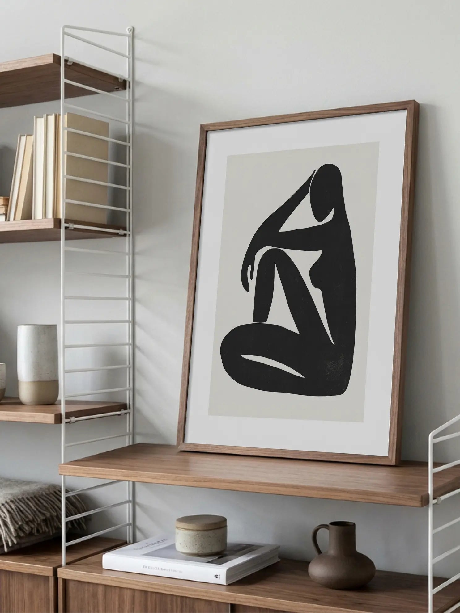 Silhouette Nude No4 Poster