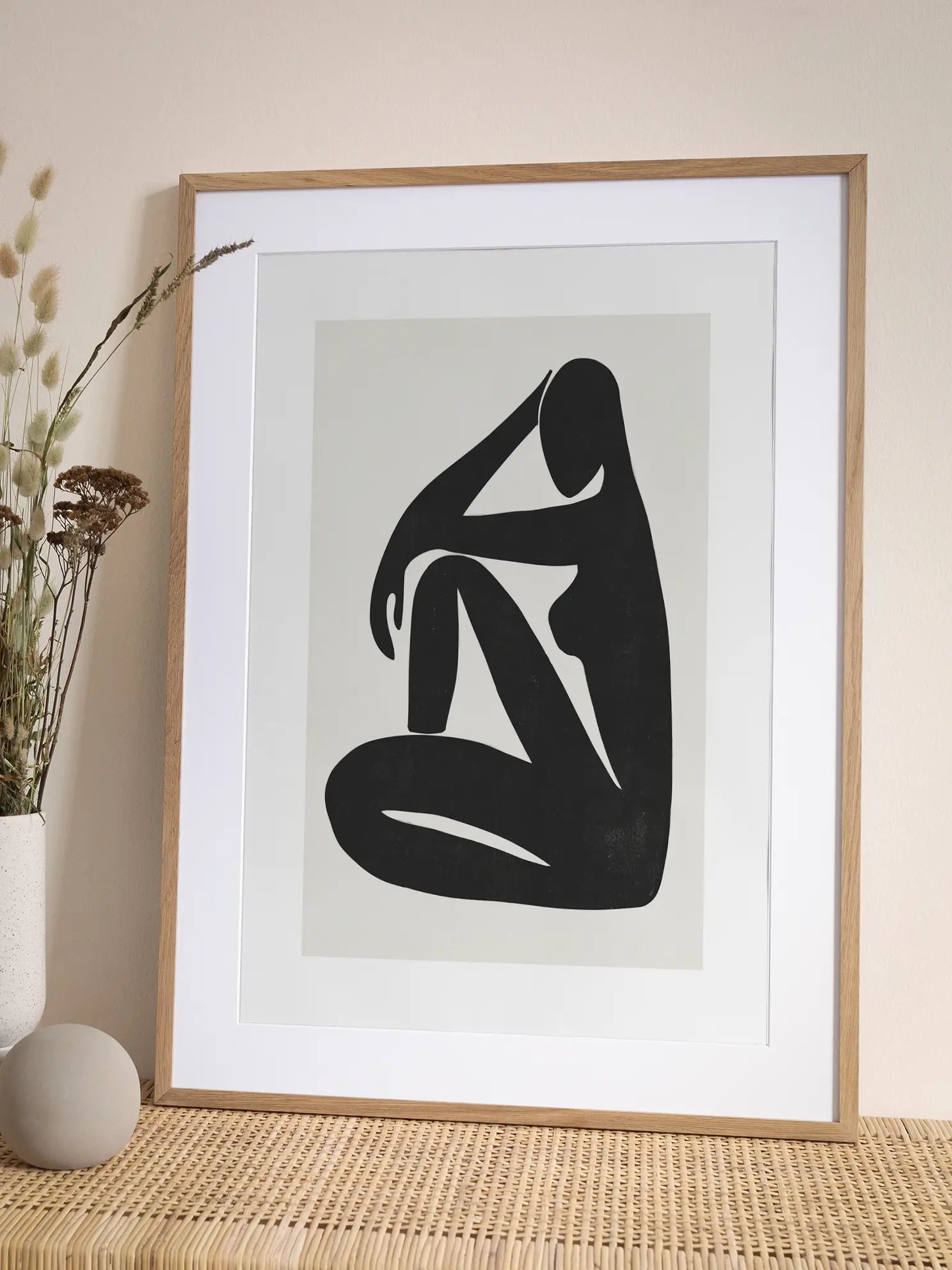 Silhouette Nude No4 Poster
