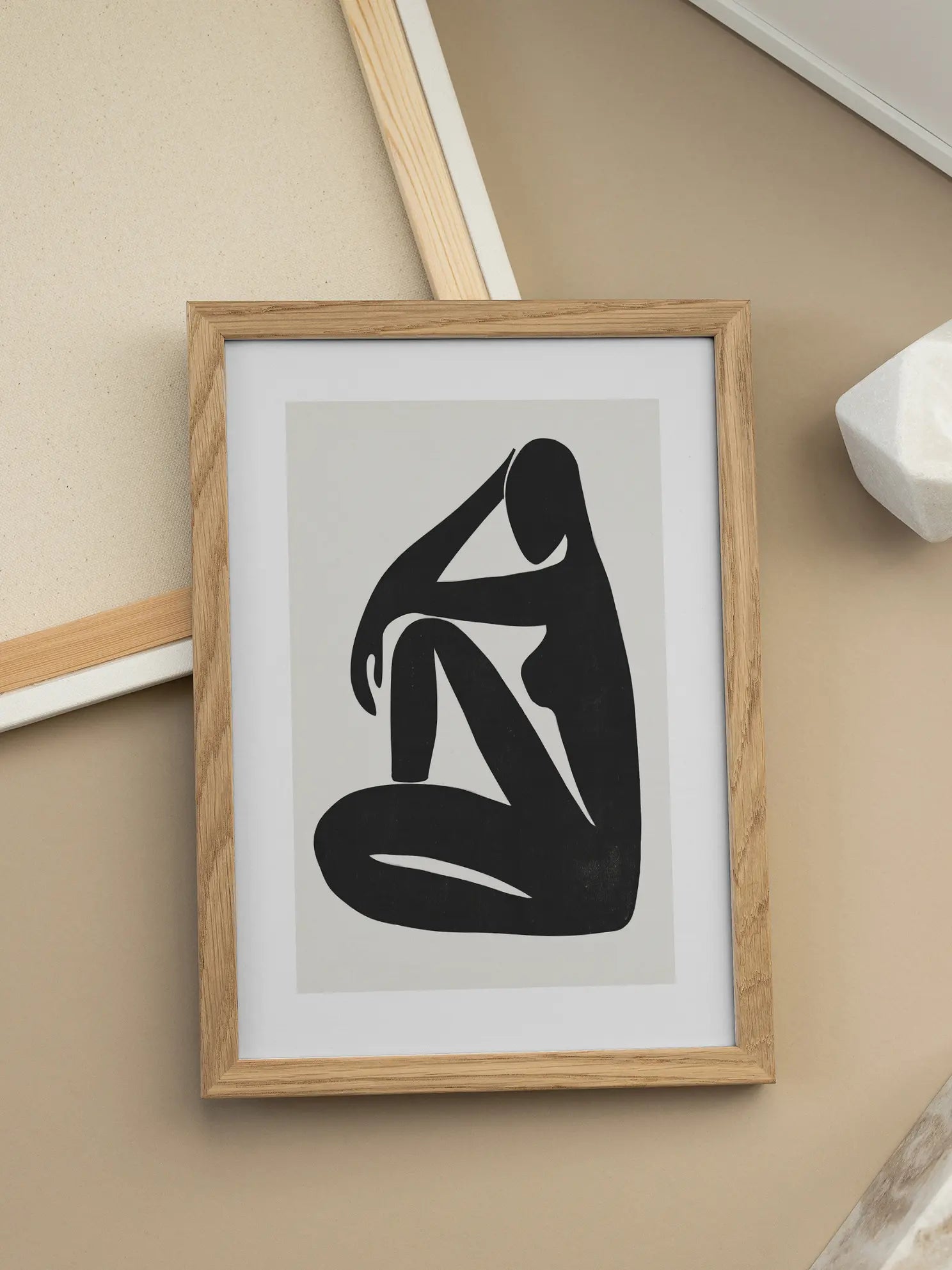 Silhouette Nude No4 Poster