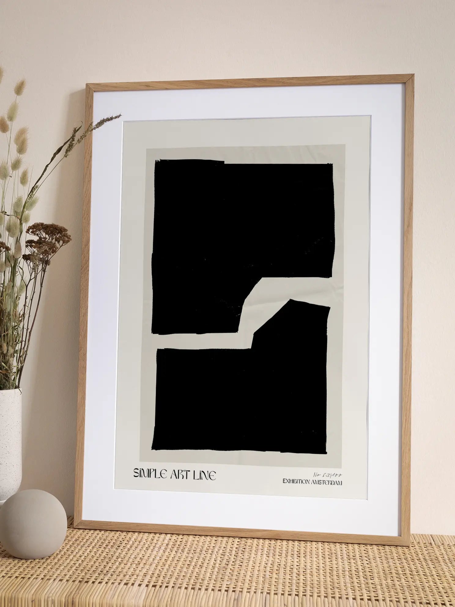 Simple Art Line Poster