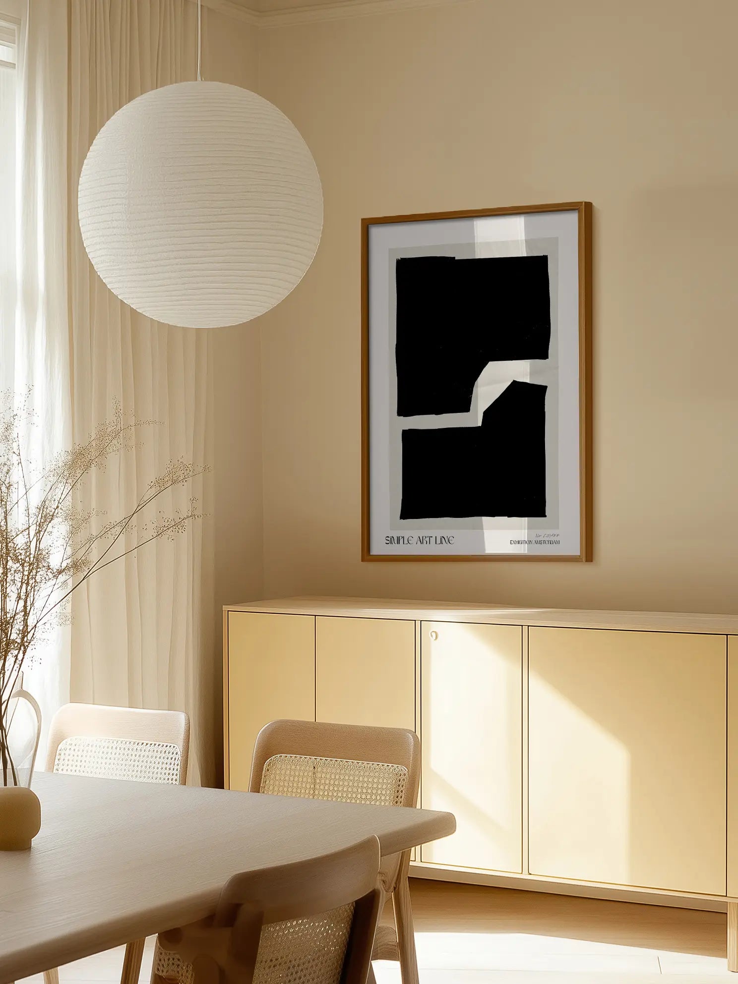 Simple Art Line Poster