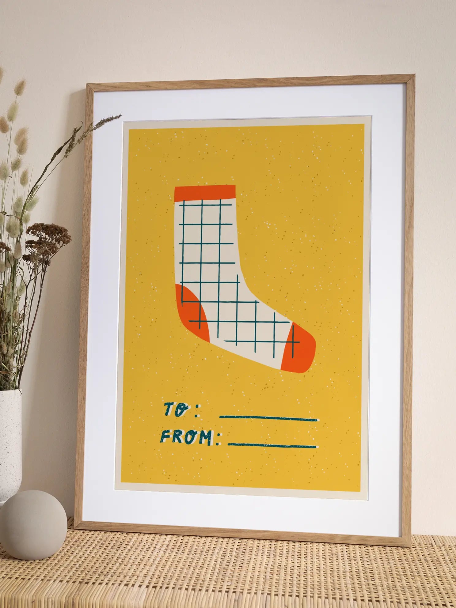 Single Sock Poster