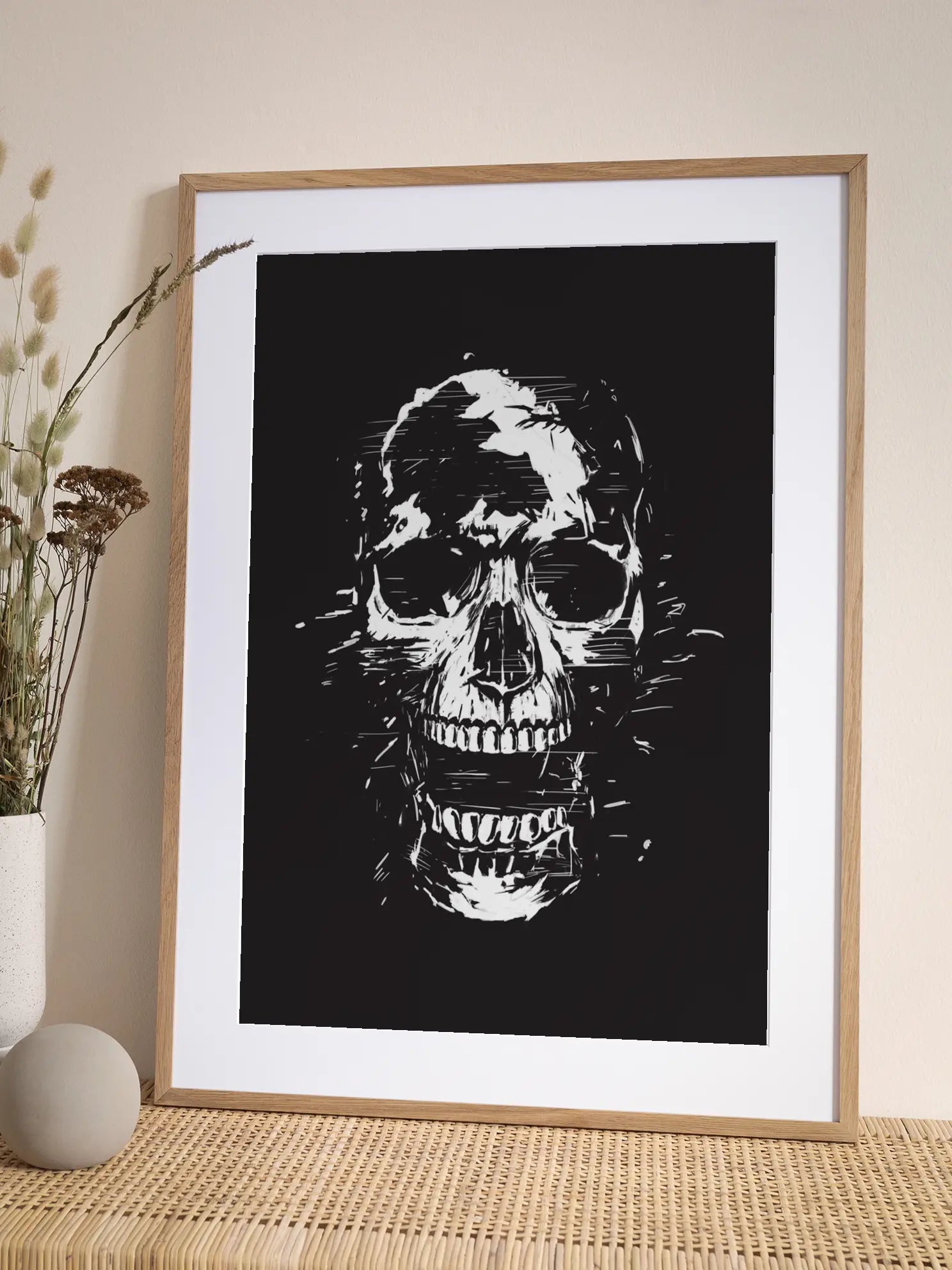 Skull Graphic Poster