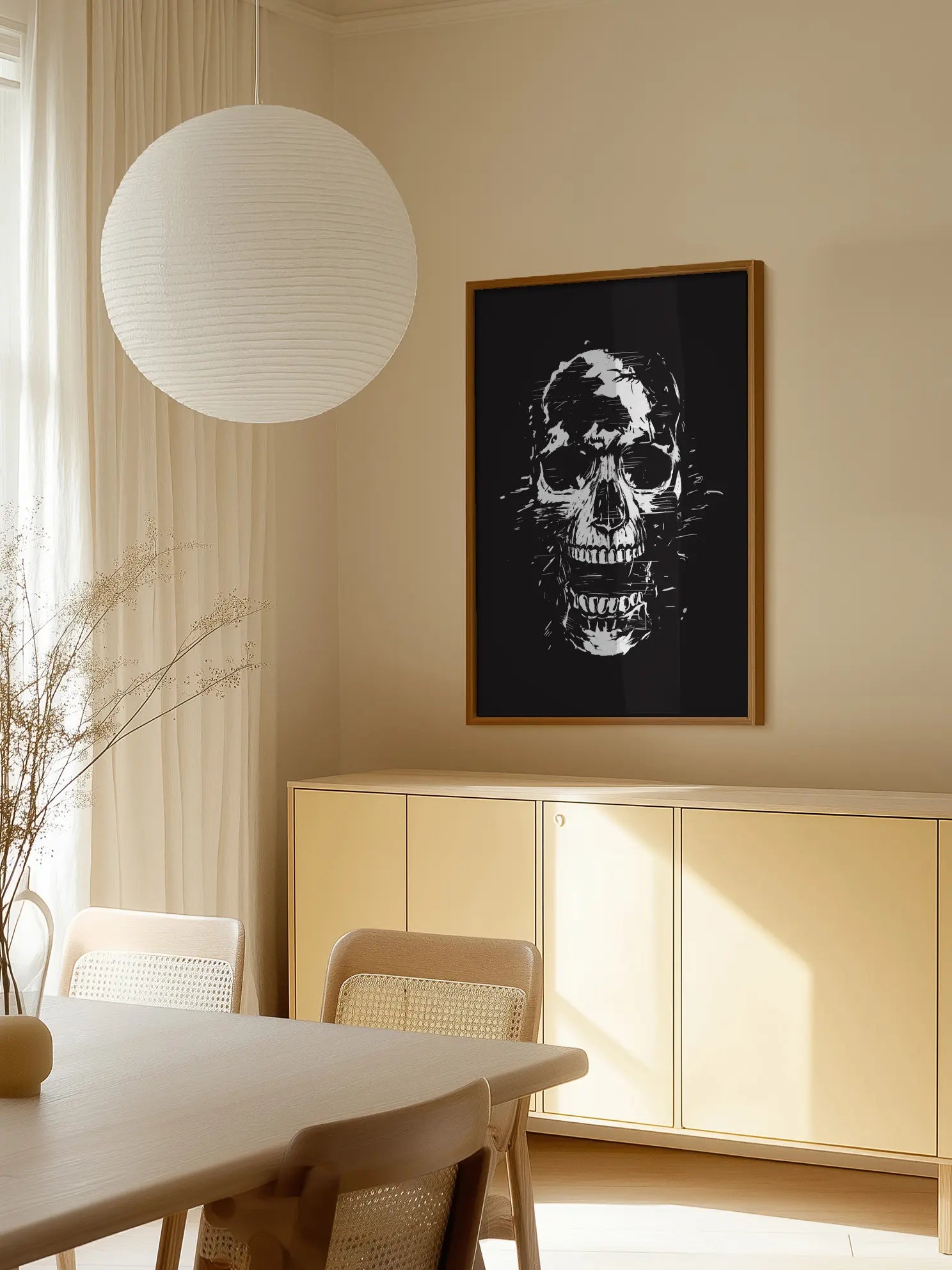 Skull Graphic Poster