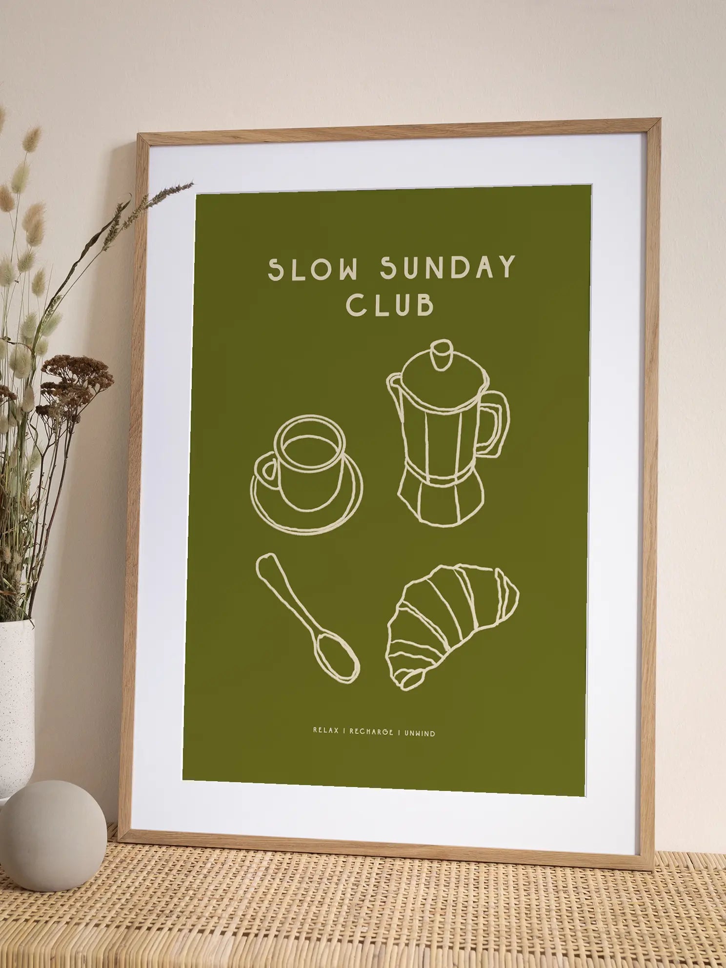 Slow Sunday Club Poster
