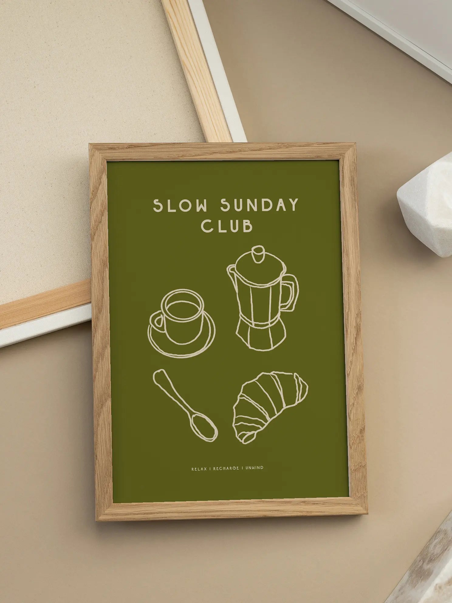 Slow Sunday Club Poster