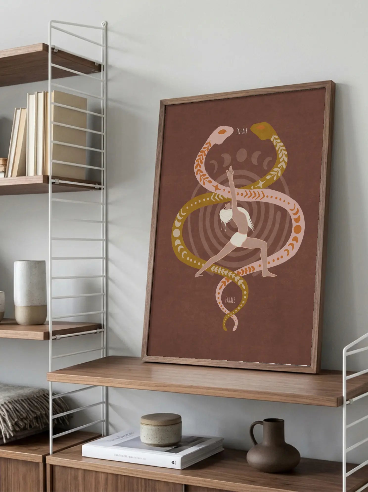 Snake Yoga Poster