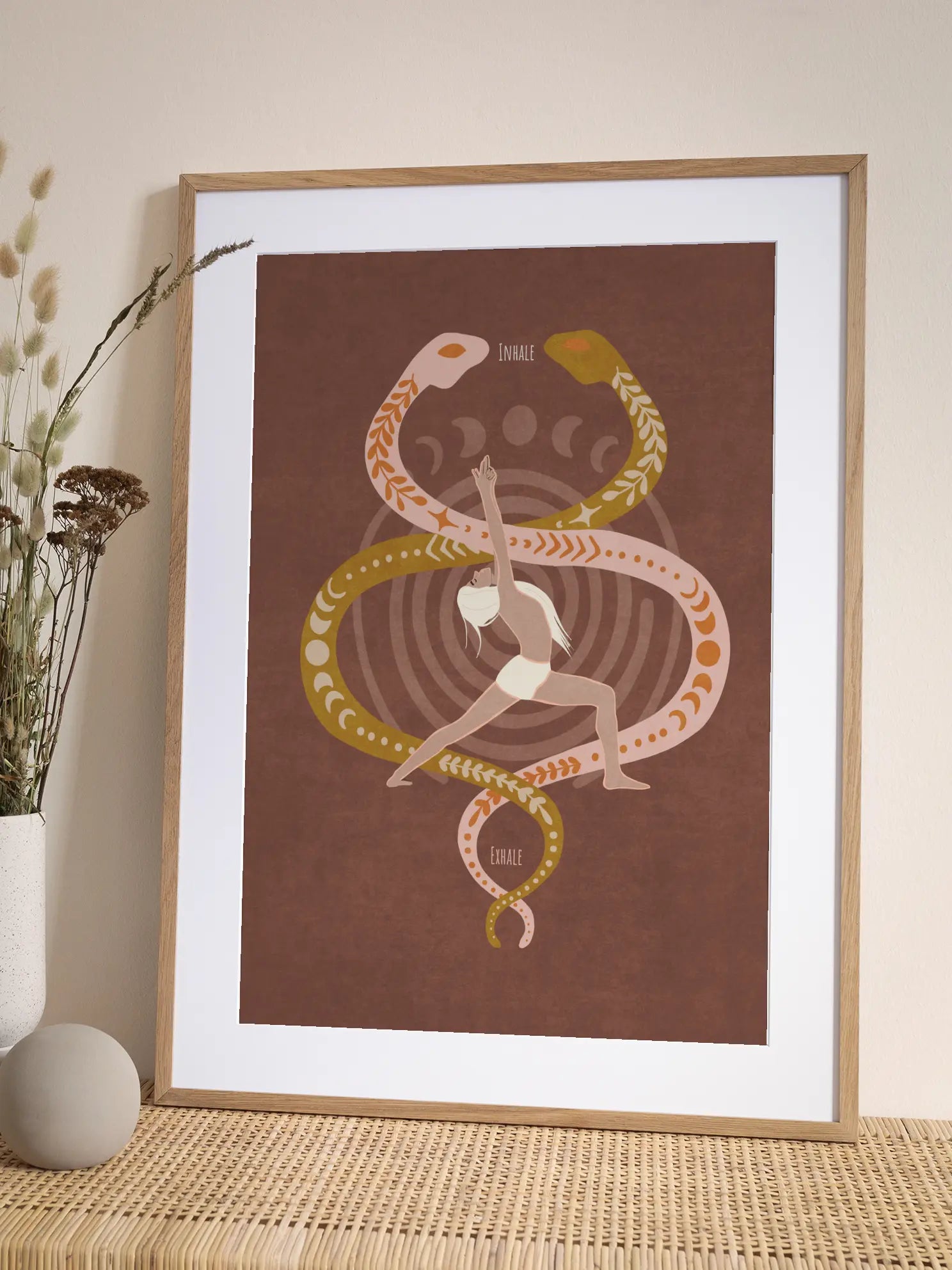 Snake Yoga Poster