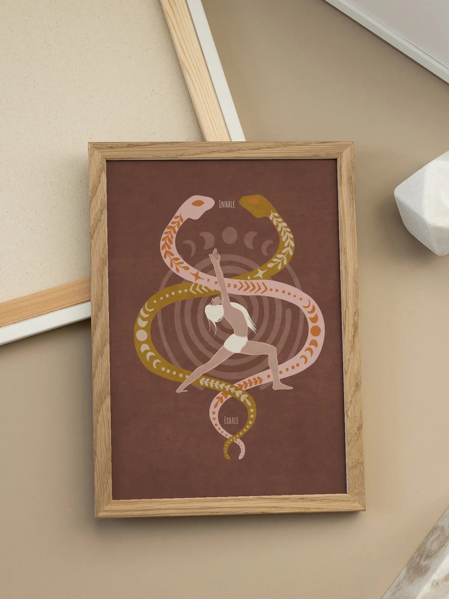 Snake Yoga Poster