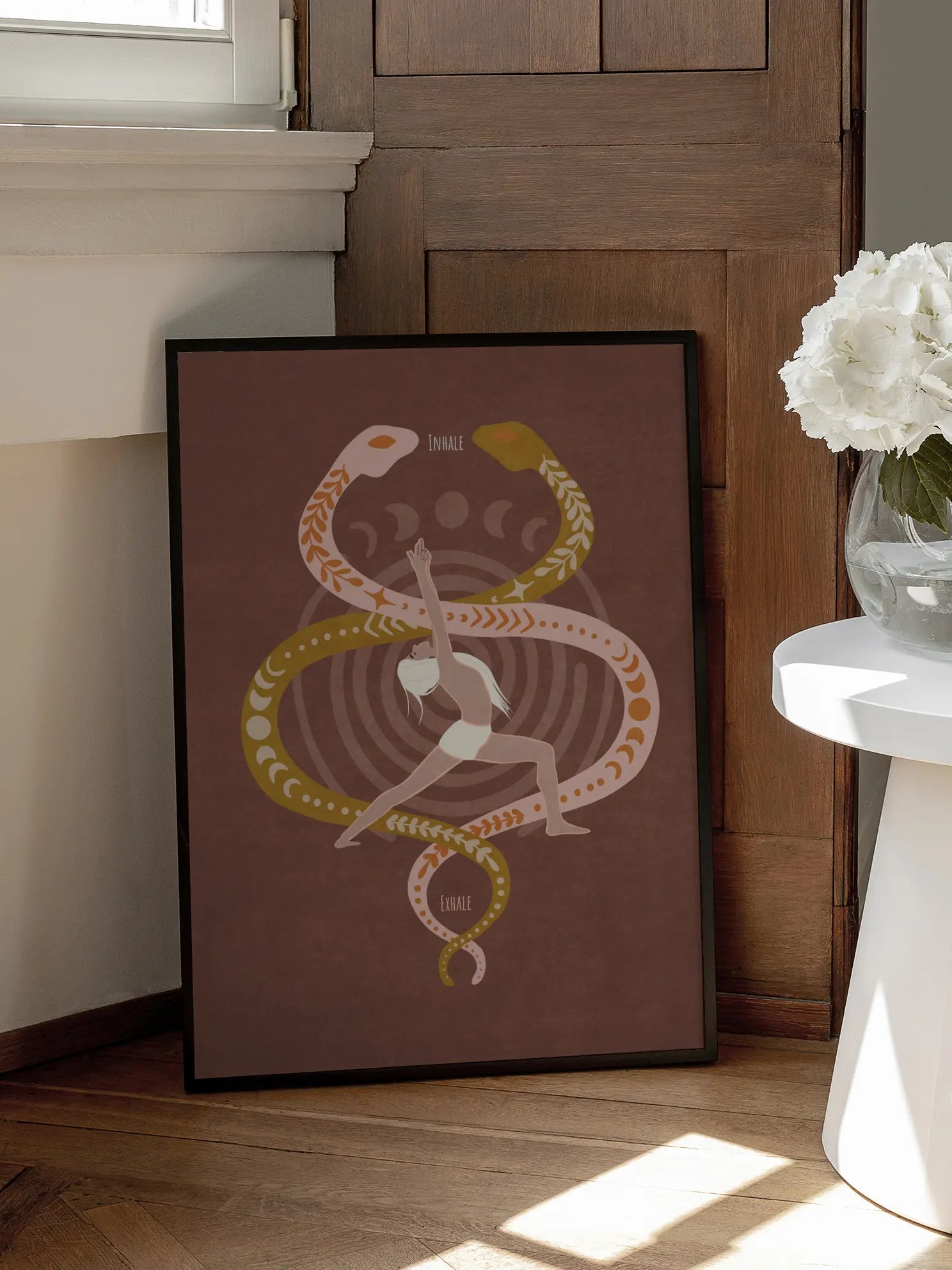 Snake Yoga Poster