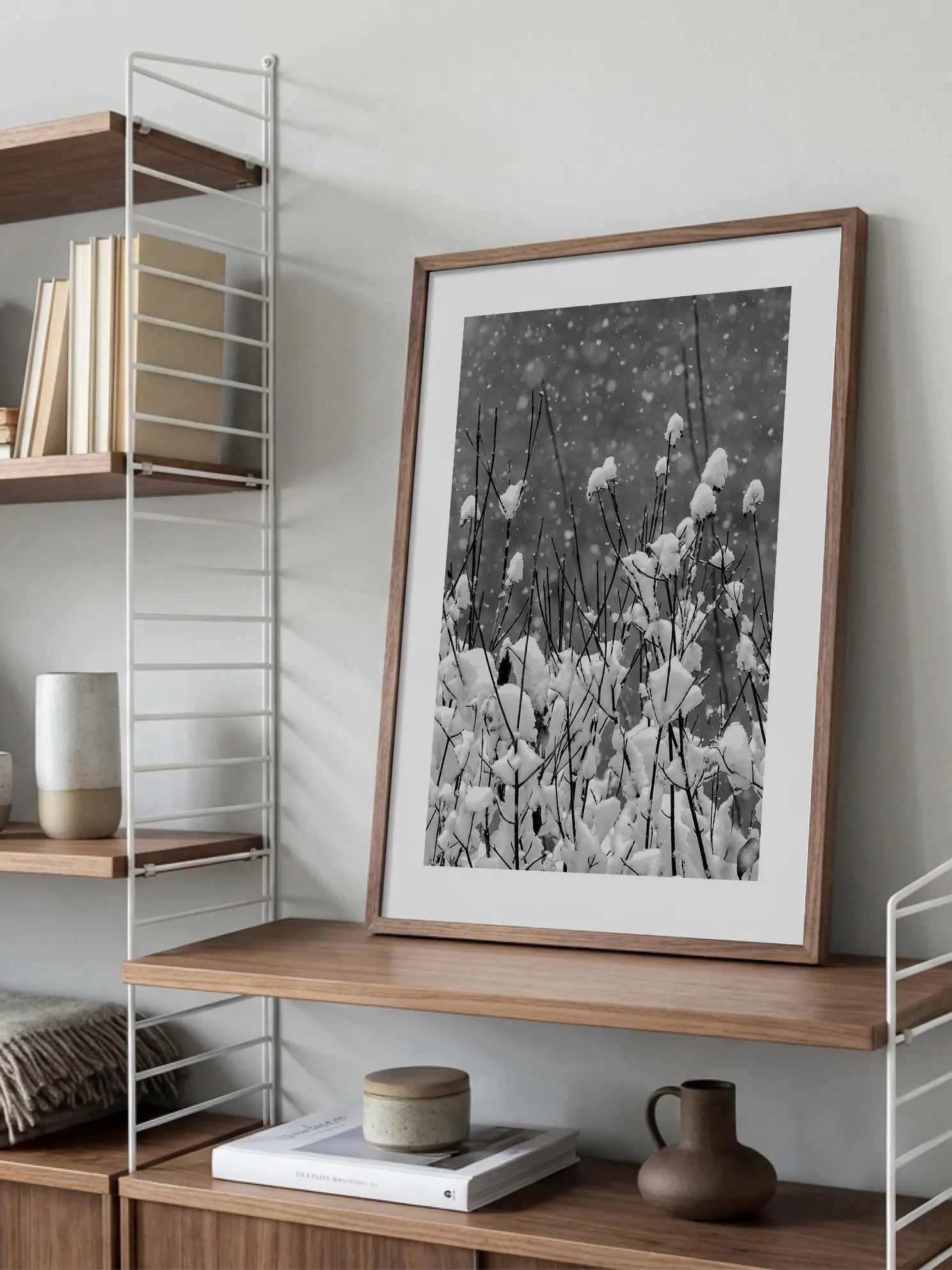 Snowy Branches Poster
