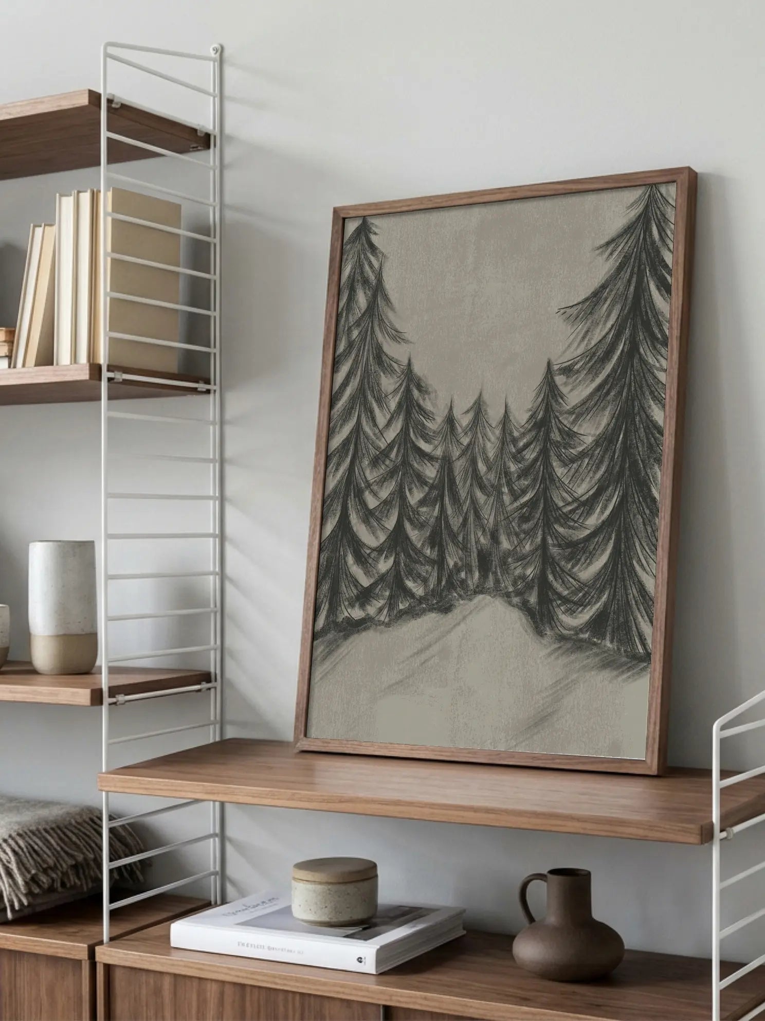 Snowy Landscape Poster