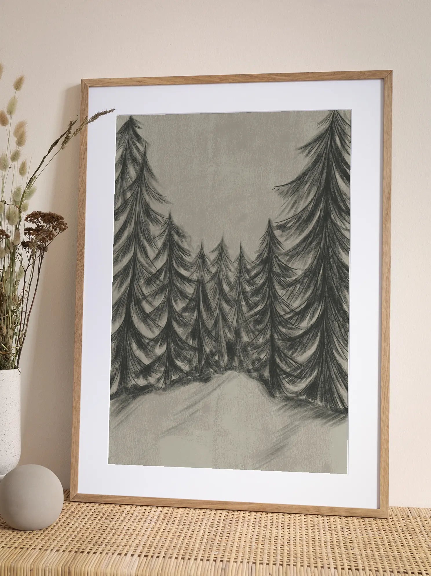 Snowy Landscape Poster