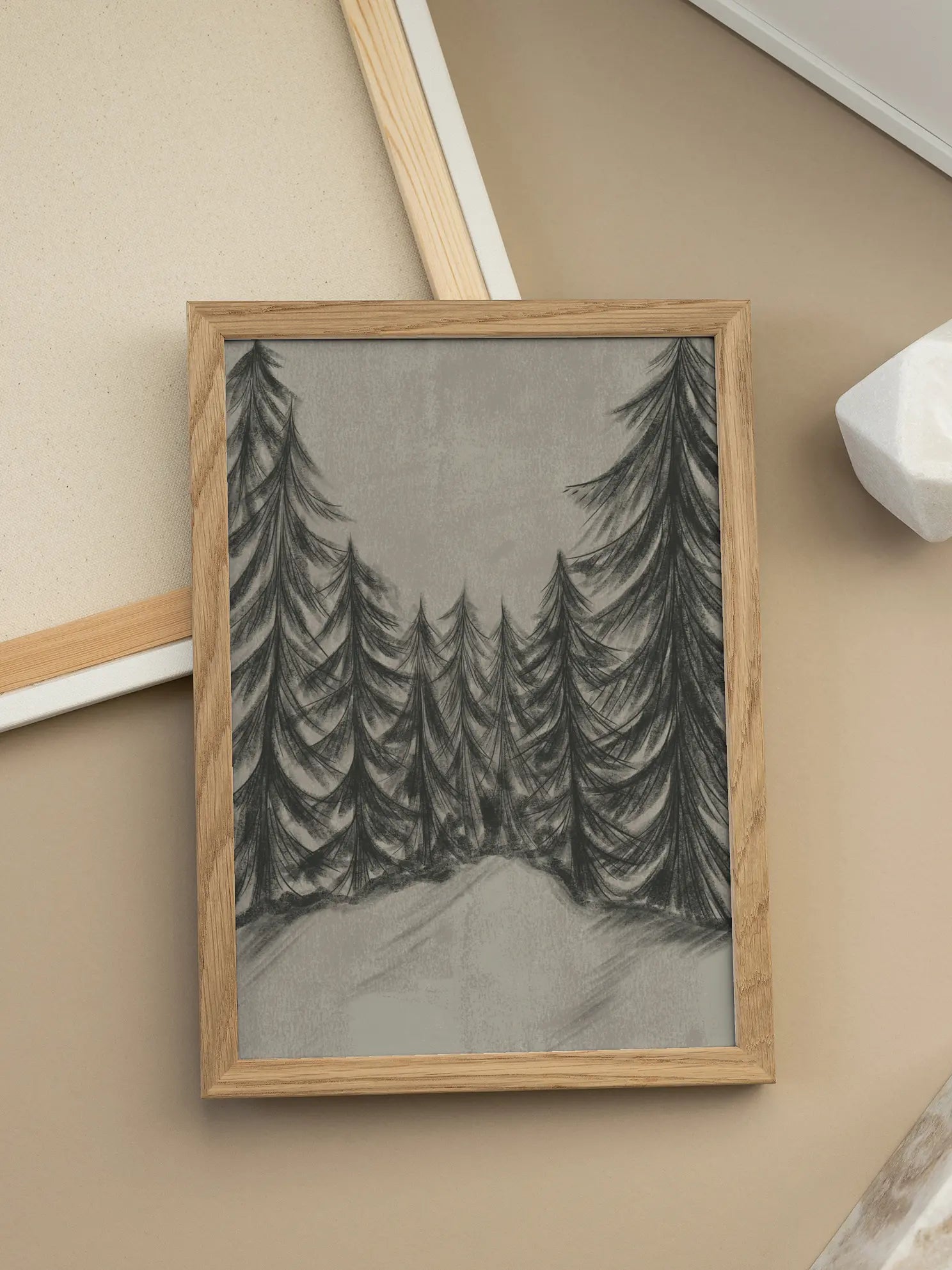 Snowy Landscape Poster