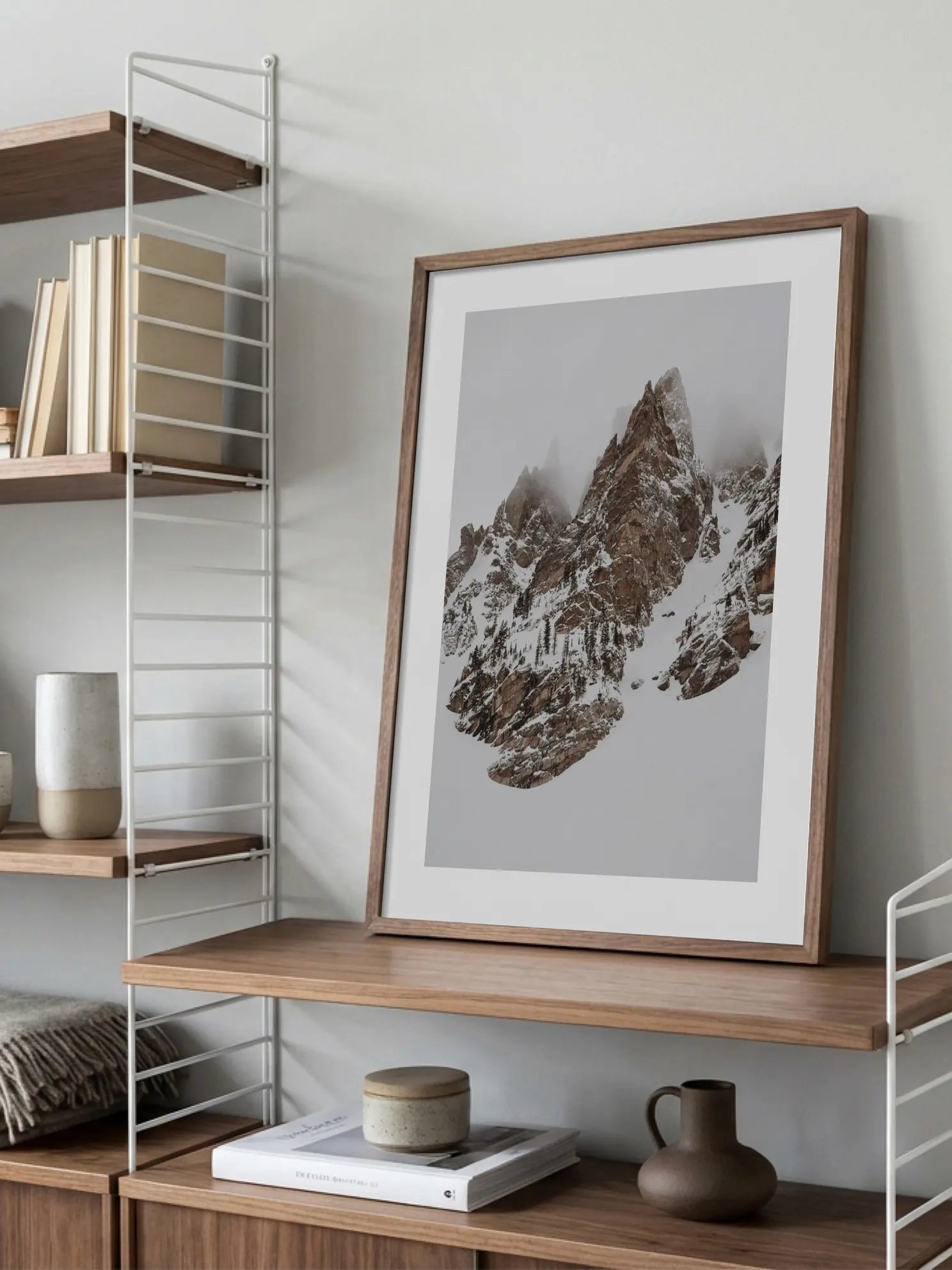 Snowy Peaks Poster