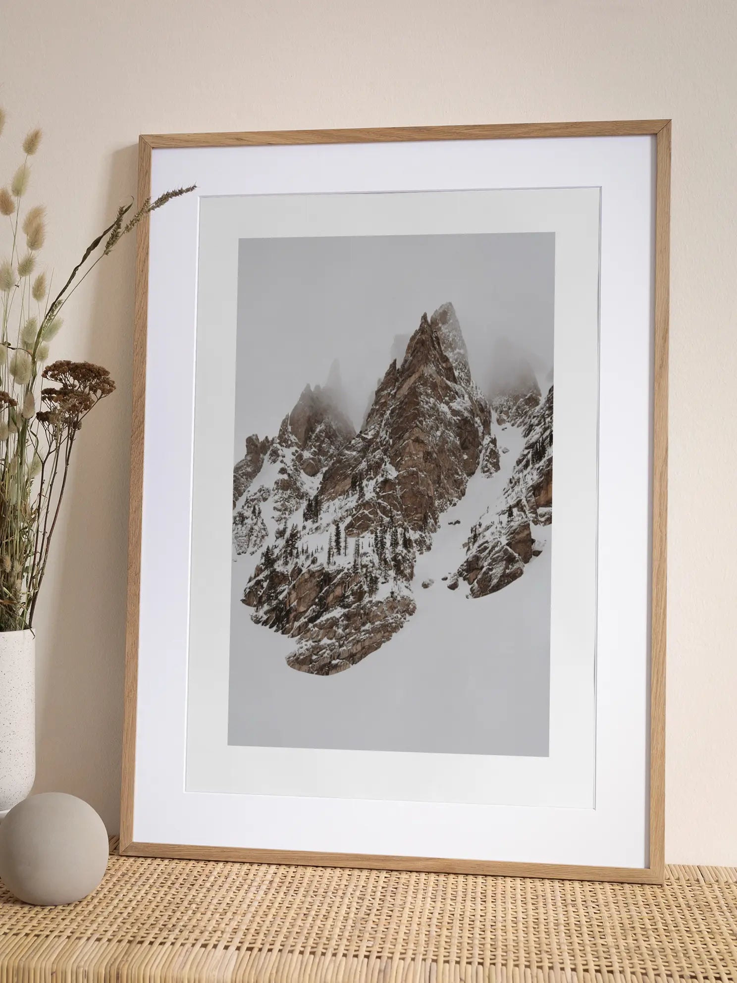 Snowy Peaks Poster