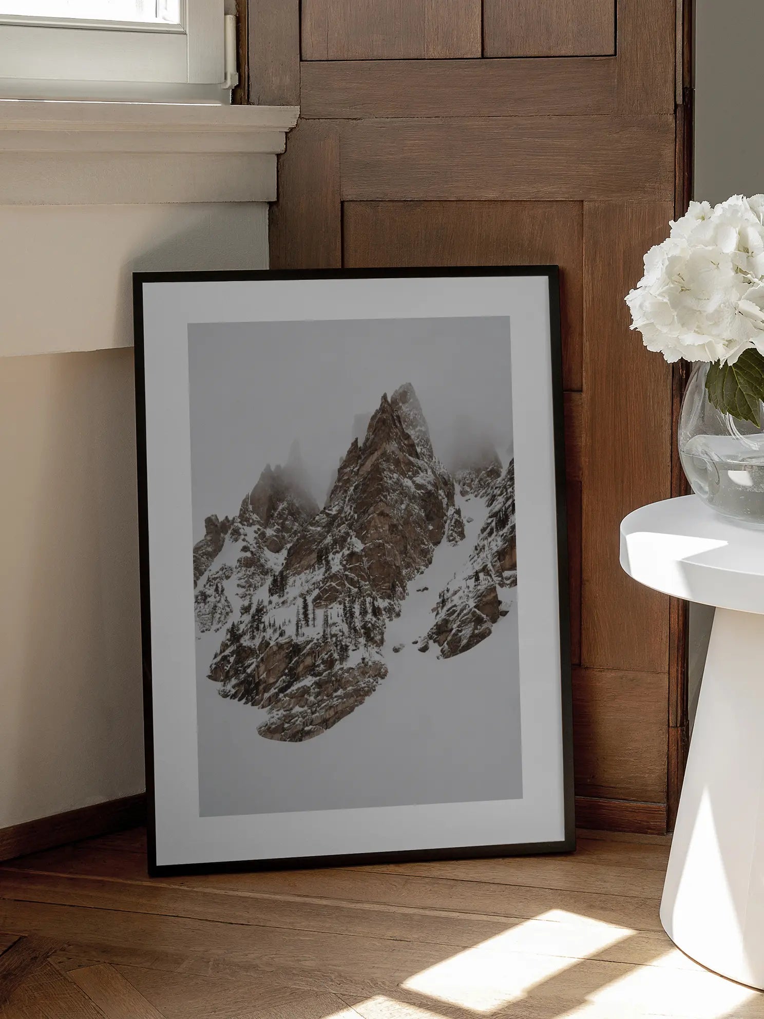 Snowy Peaks Poster