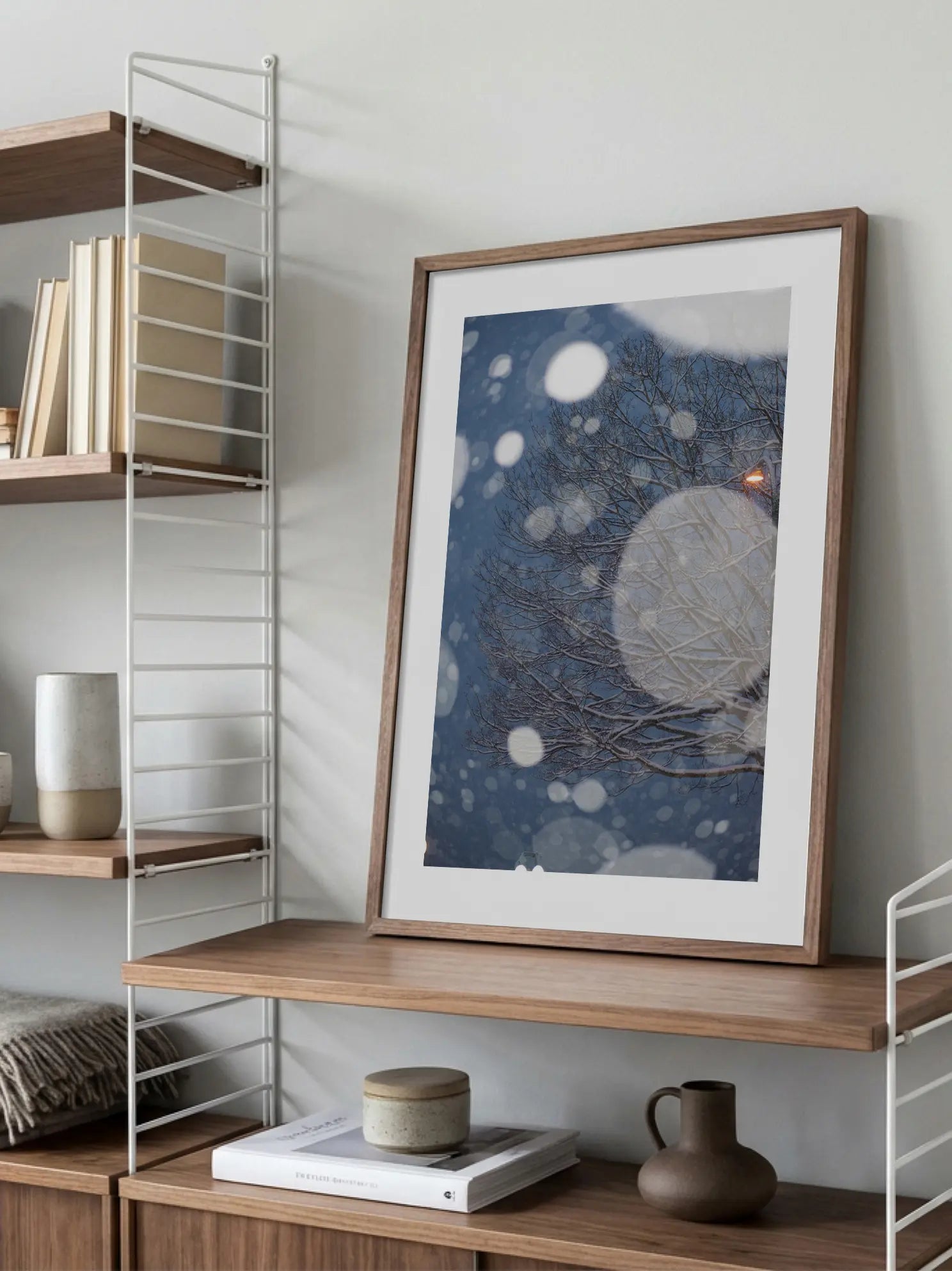 Snowy Tree Poster