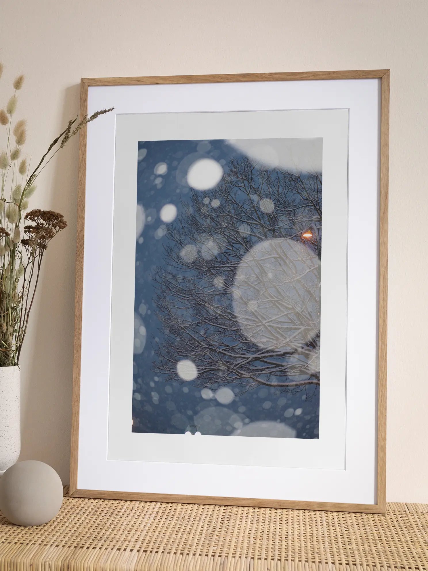 Snowy Tree Poster