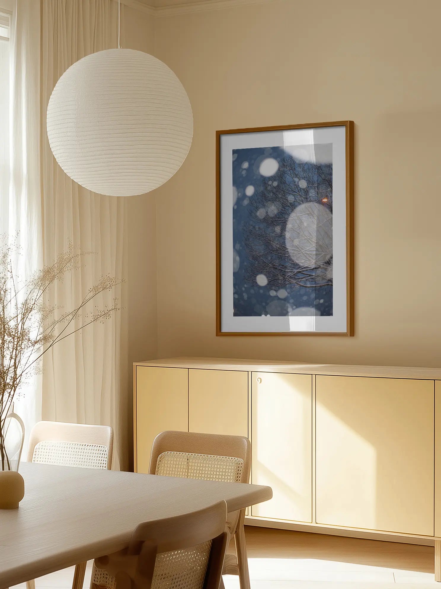 Snowy Tree Poster