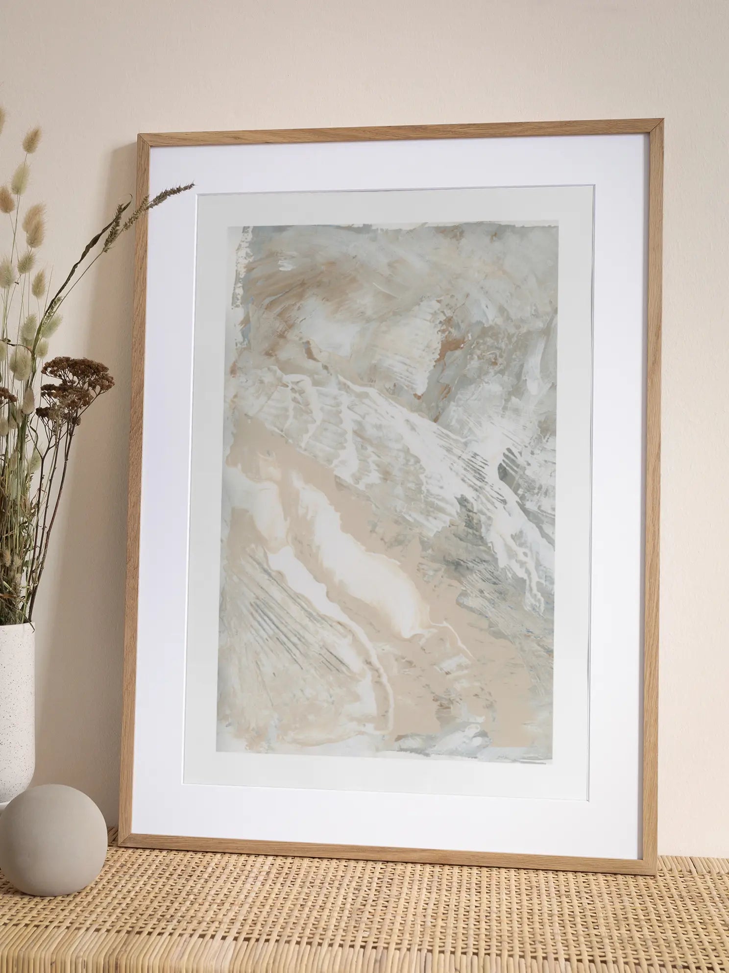 Soft Brush Strokes Poster