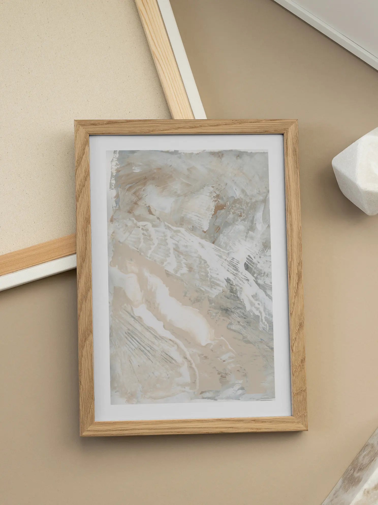 Soft Brush Strokes Poster