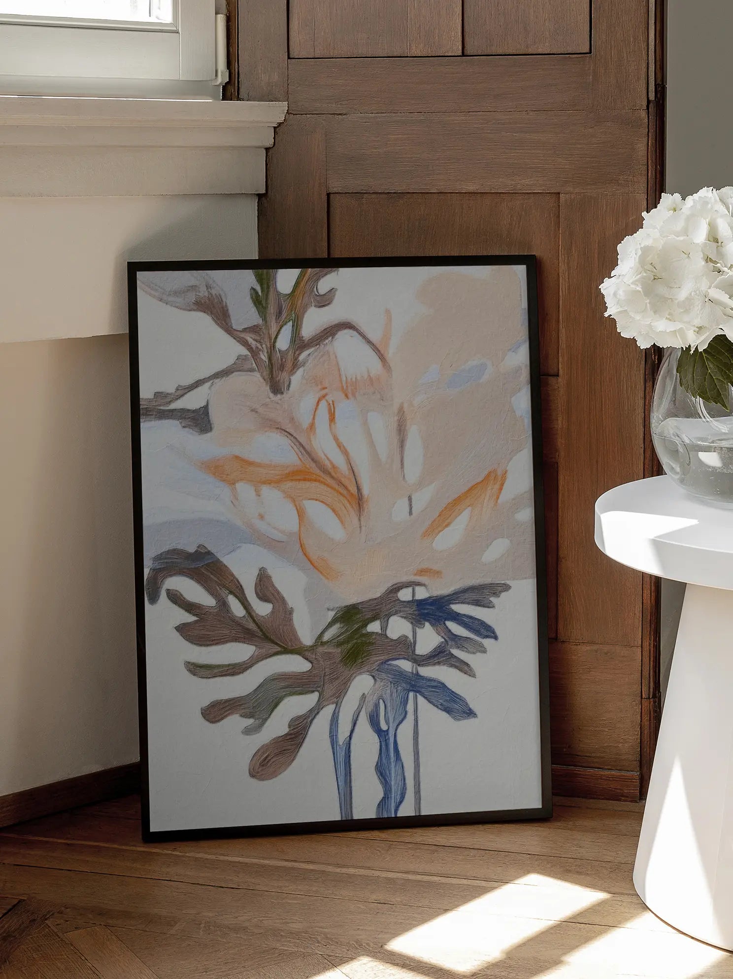 Soft Floral Abstract Poster