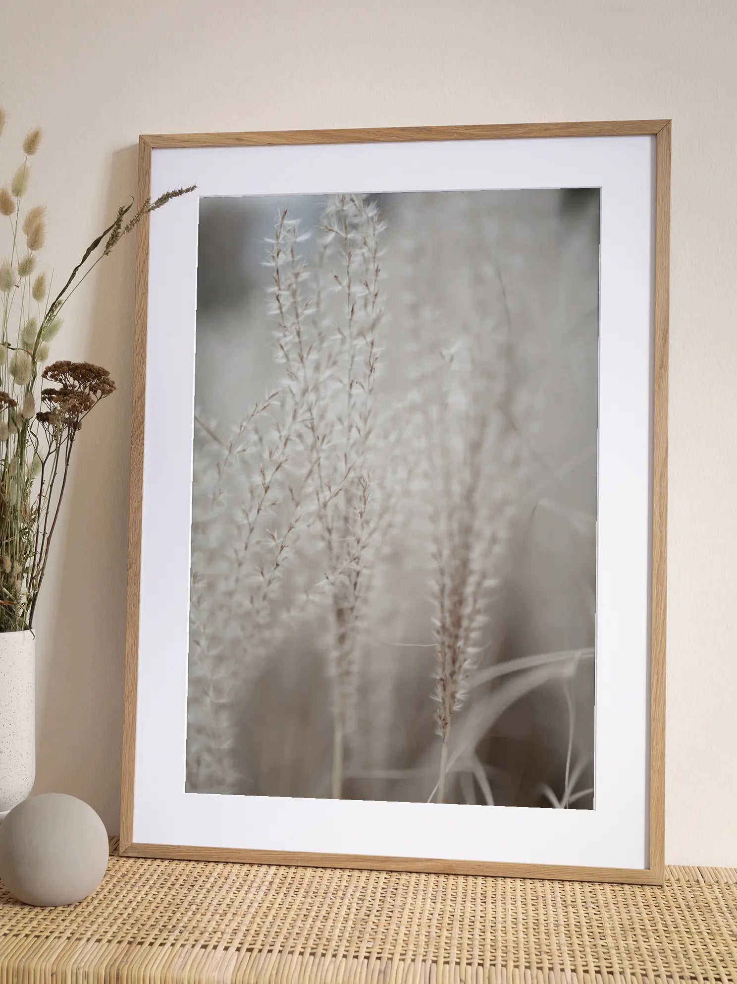 Soft Pampas Grass Poster