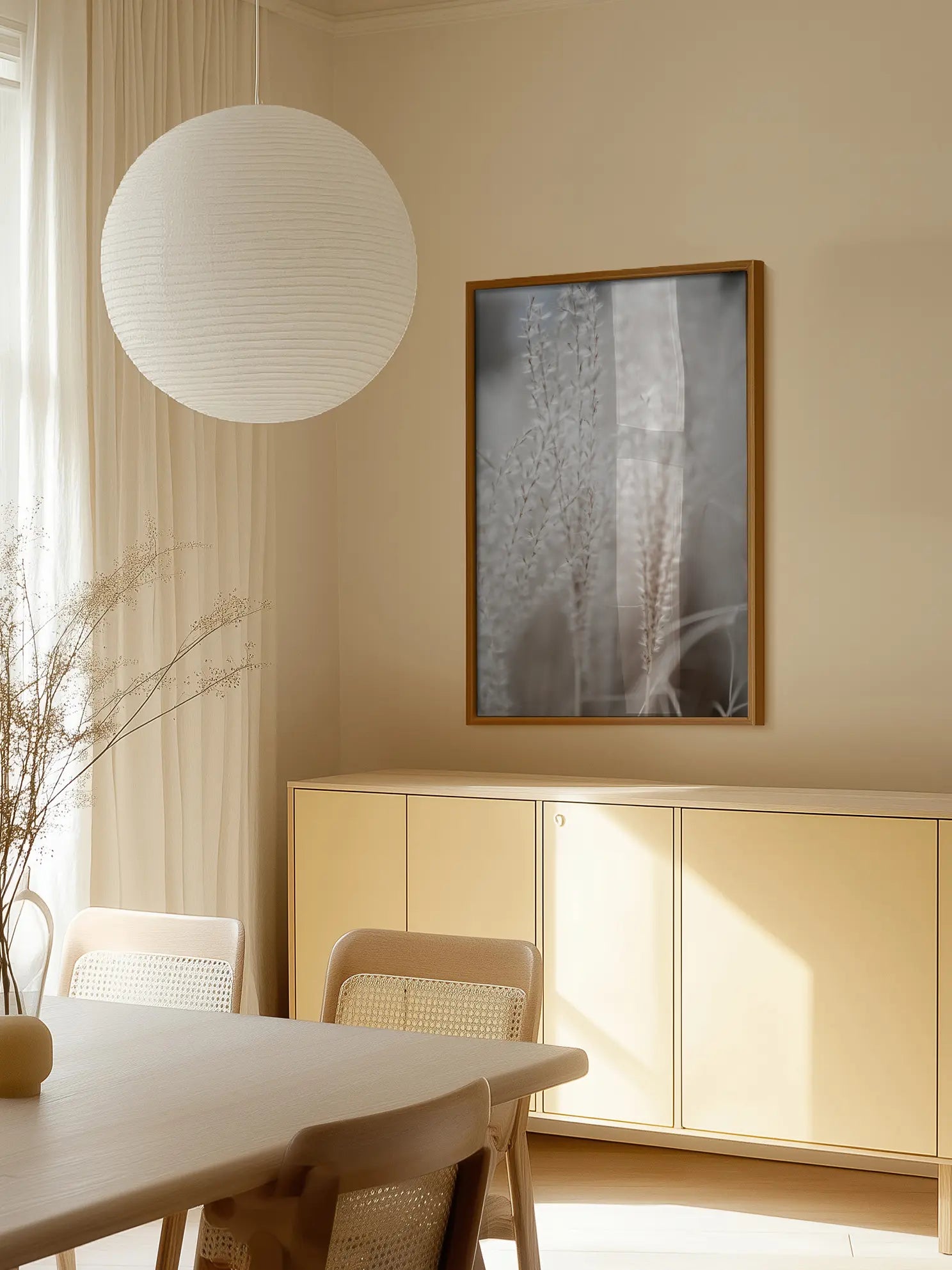 Soft Pampas Grass Poster