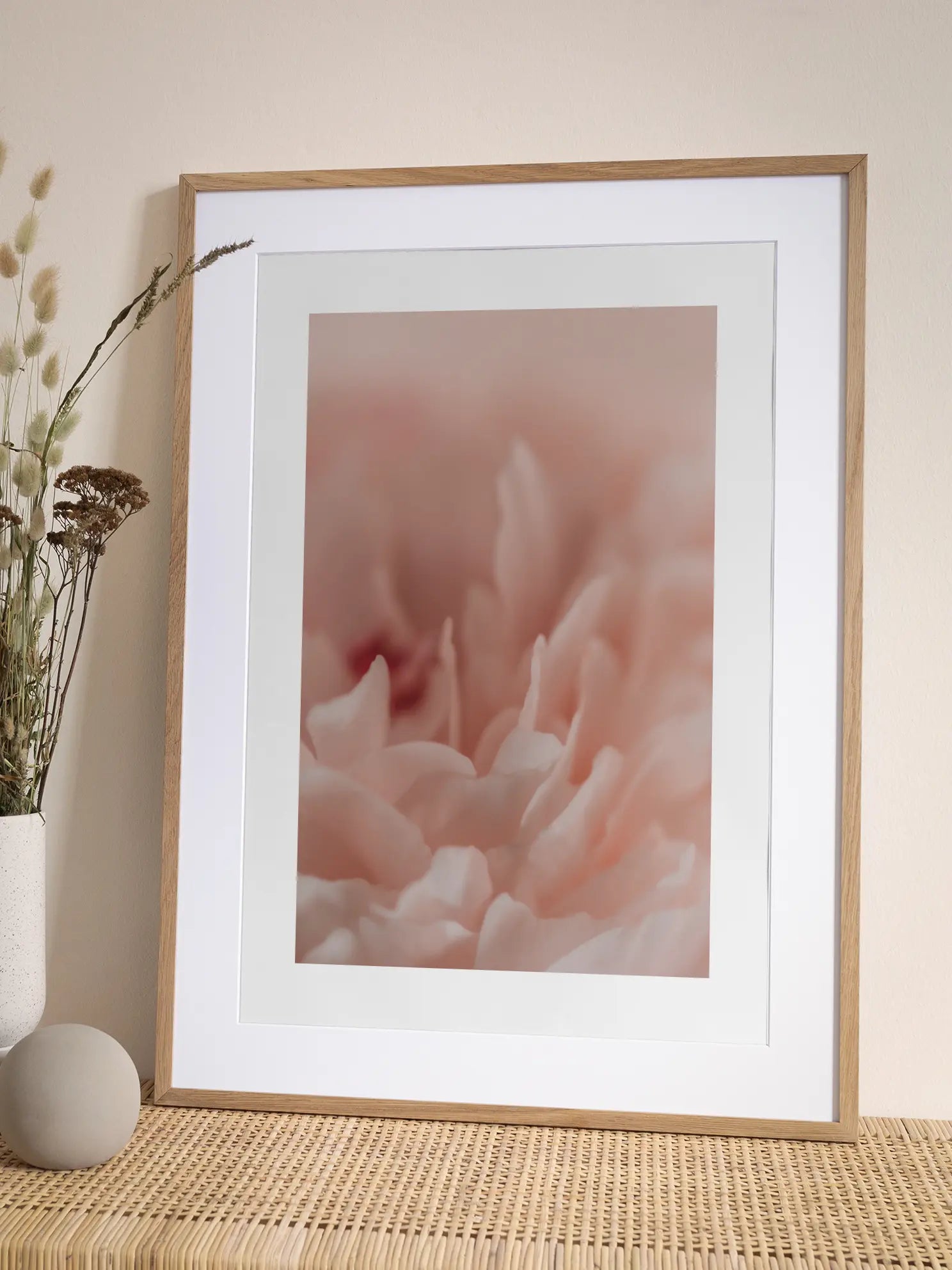 Soft Pink Flower Poster