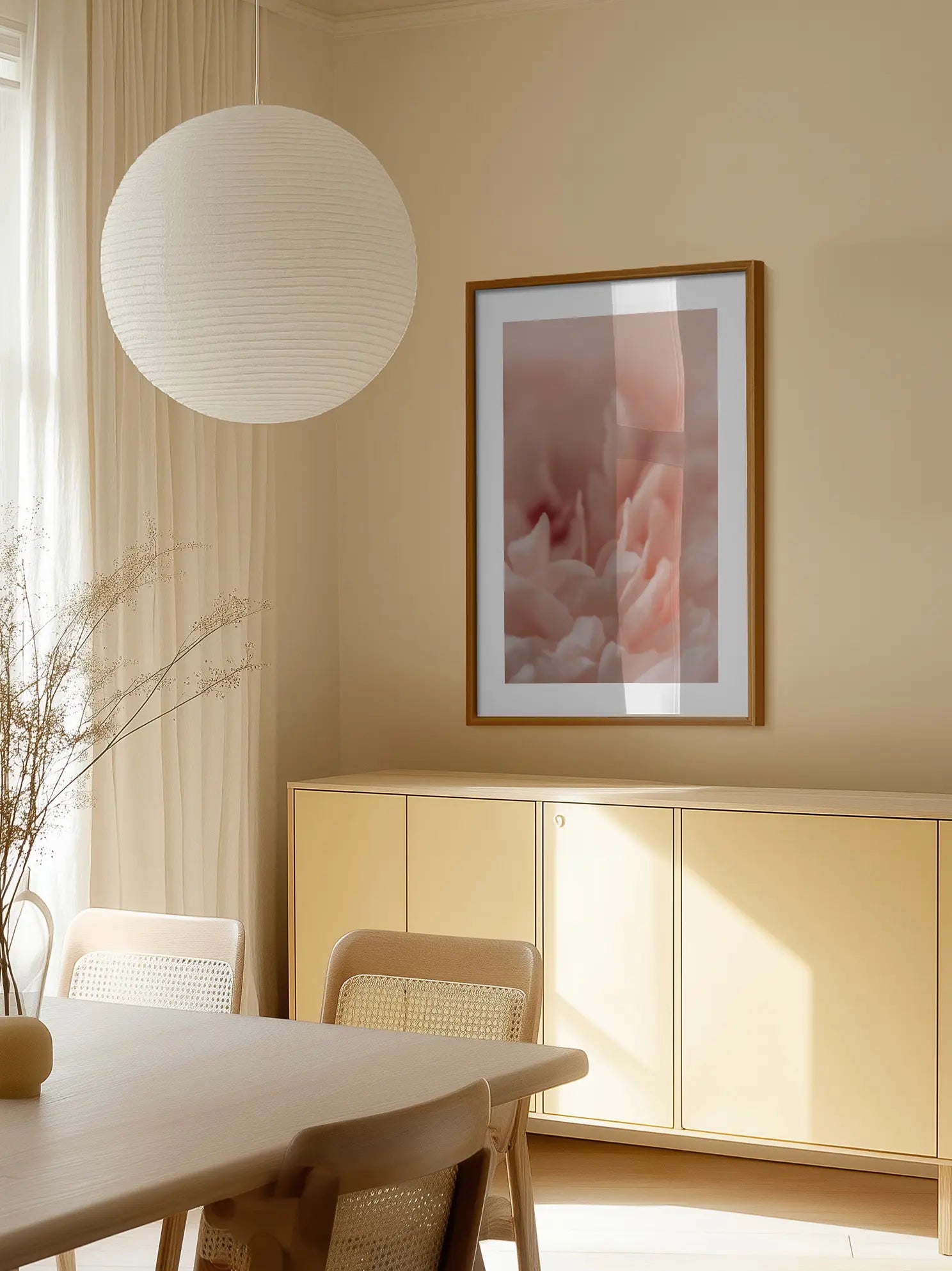 Soft Pink Flower Poster