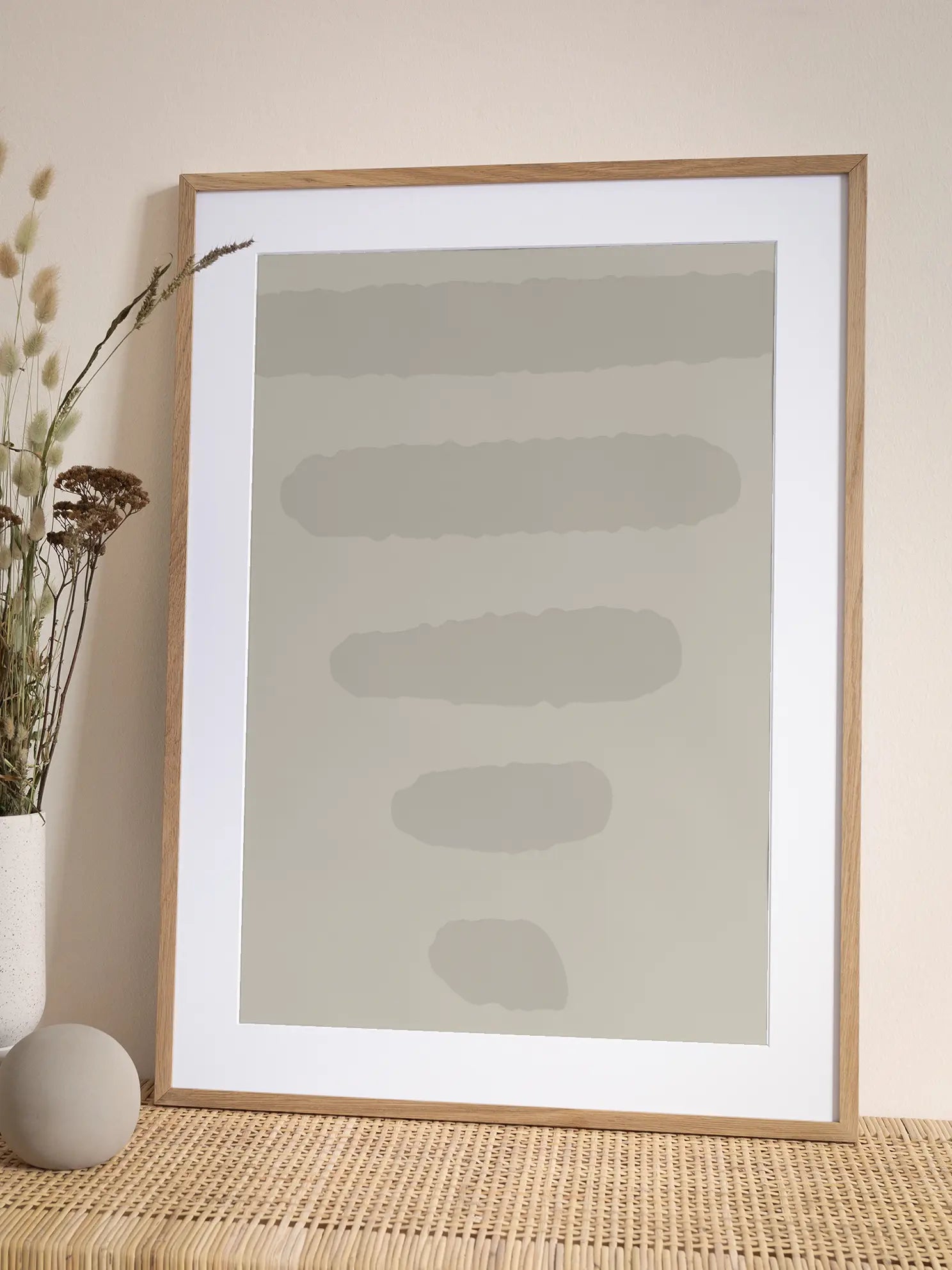 Soft Shapes Poster