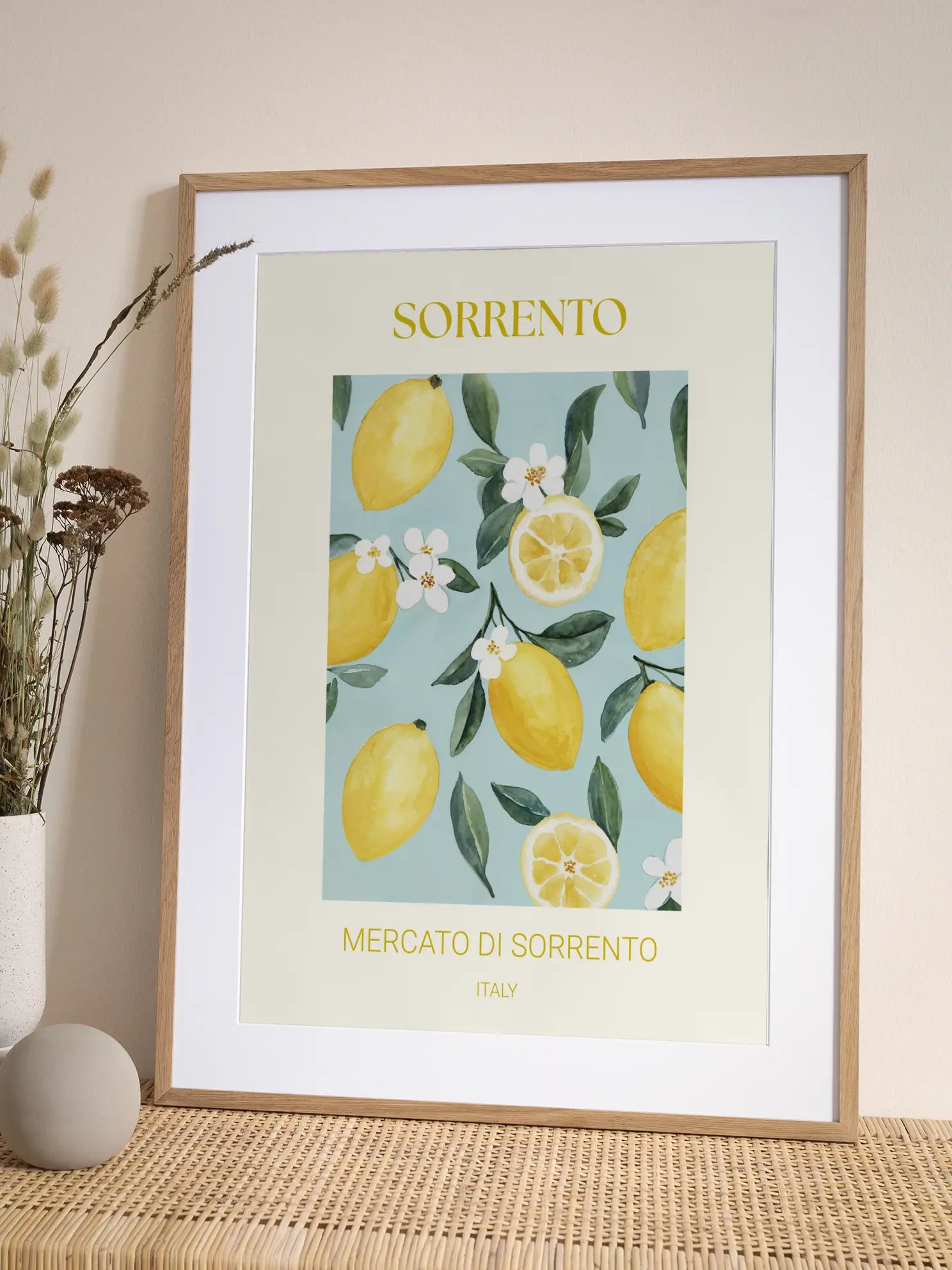Sorrento Lemons Poster
