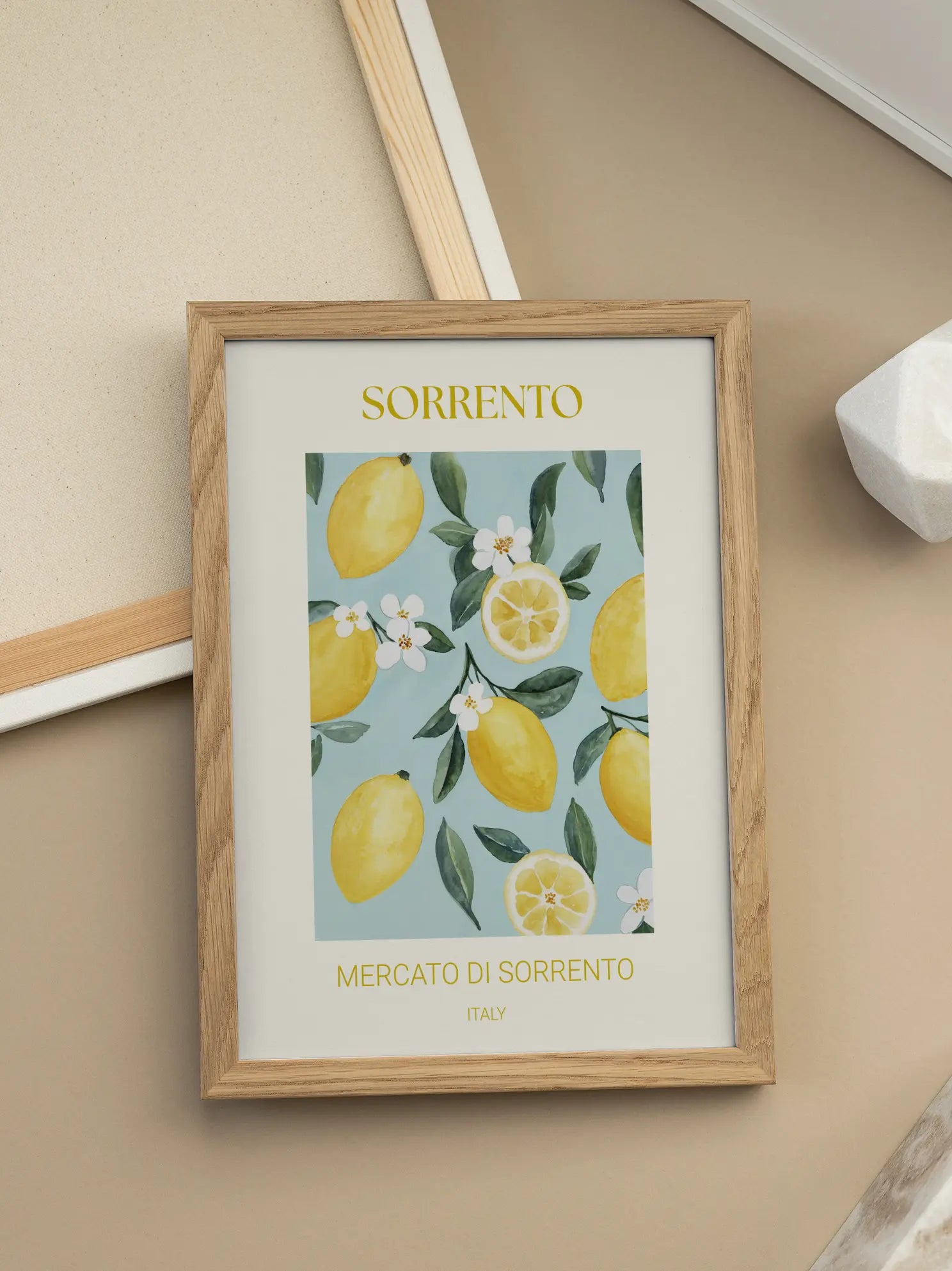 Sorrento Lemons Poster