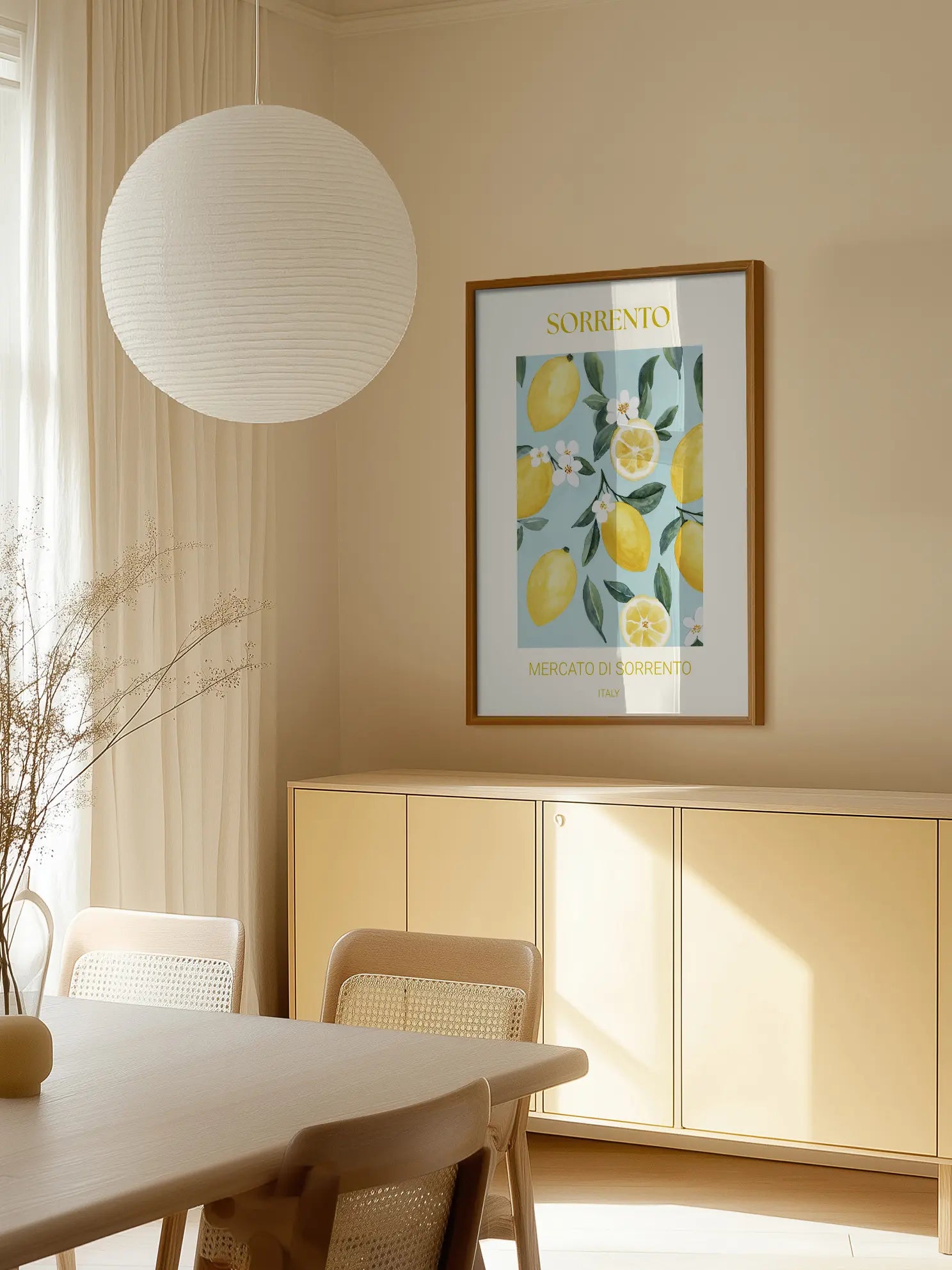 Sorrento Lemons Poster