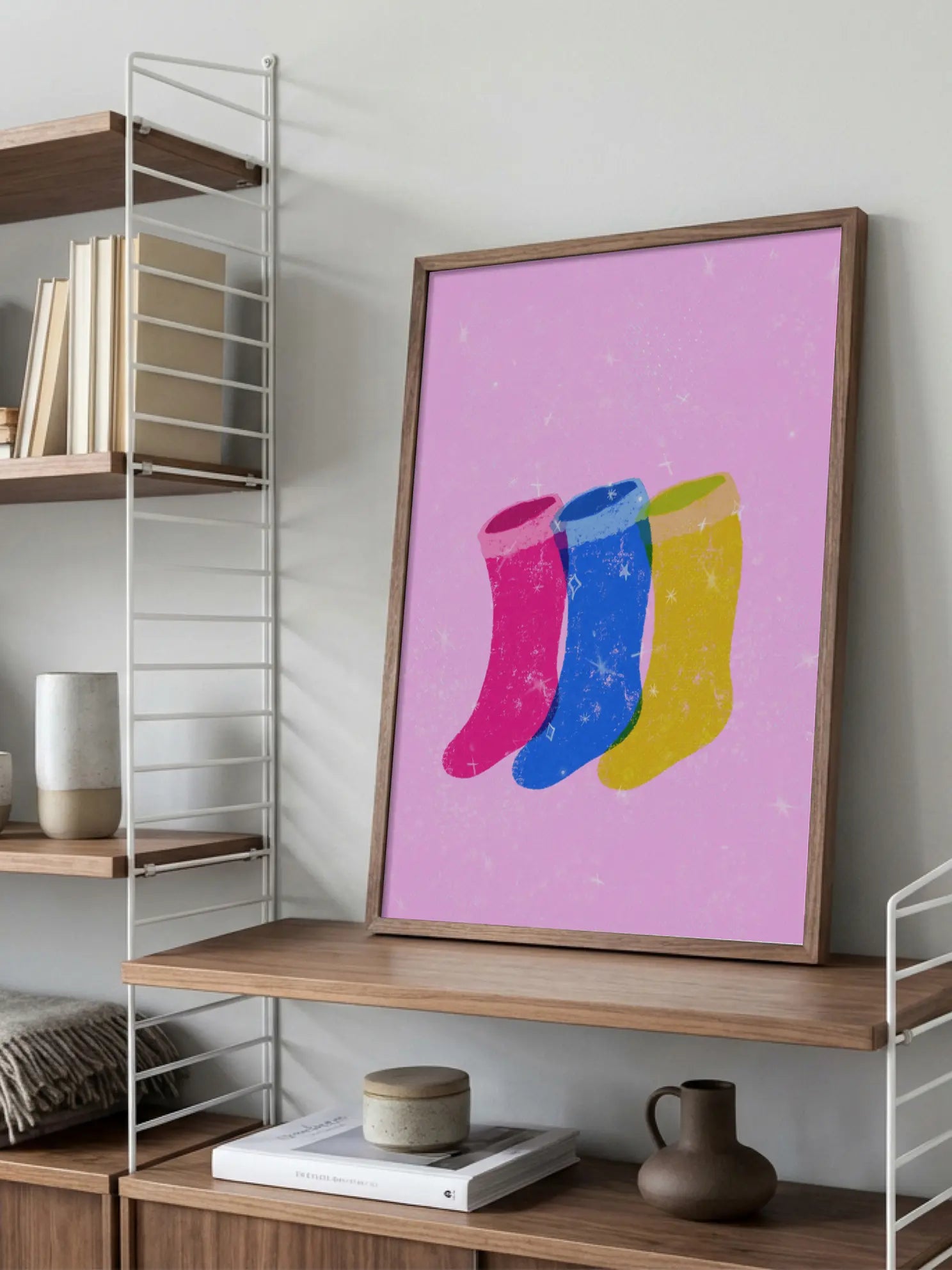 Sparkly Socks Poster