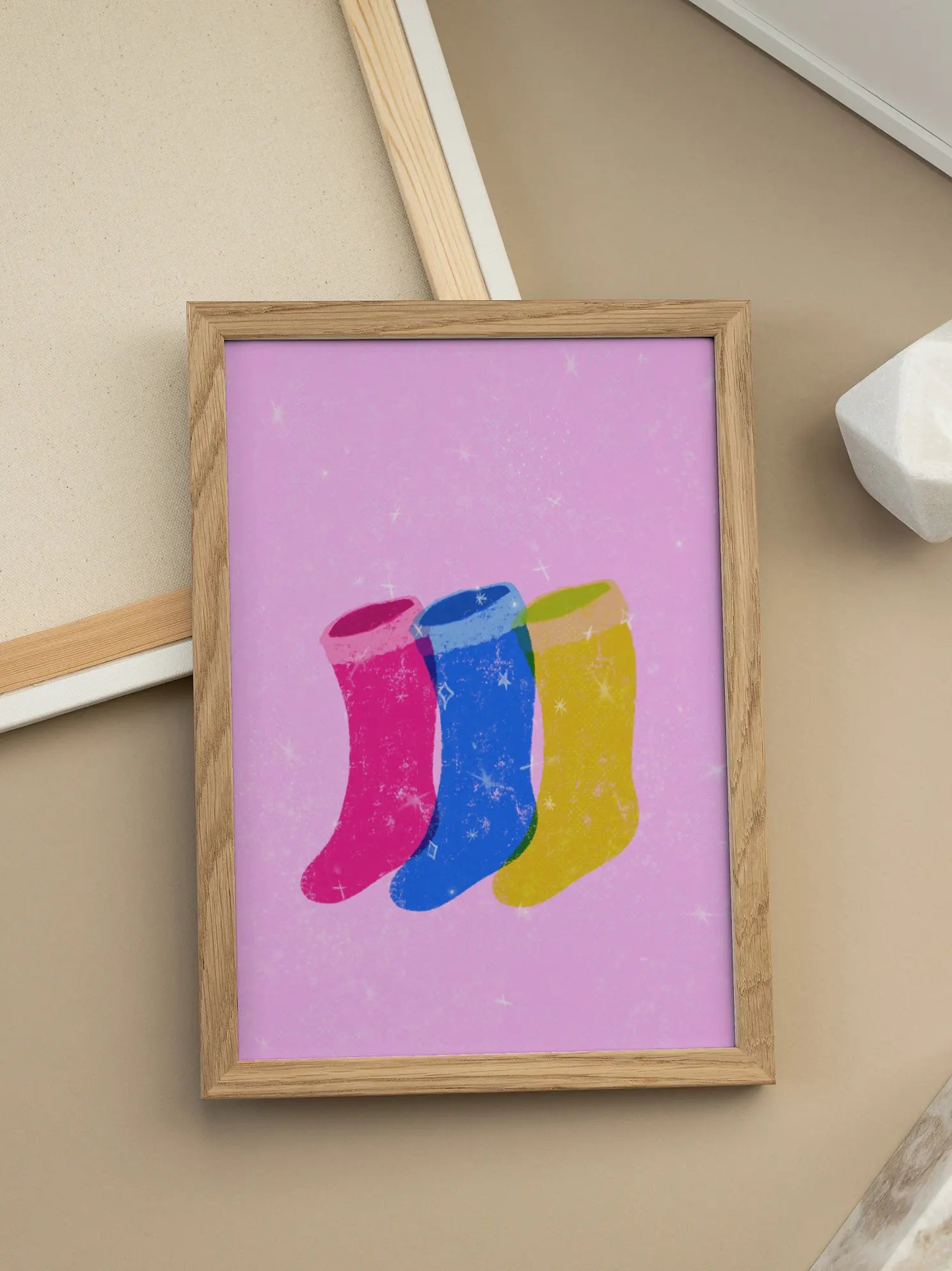 Sparkly Socks Poster