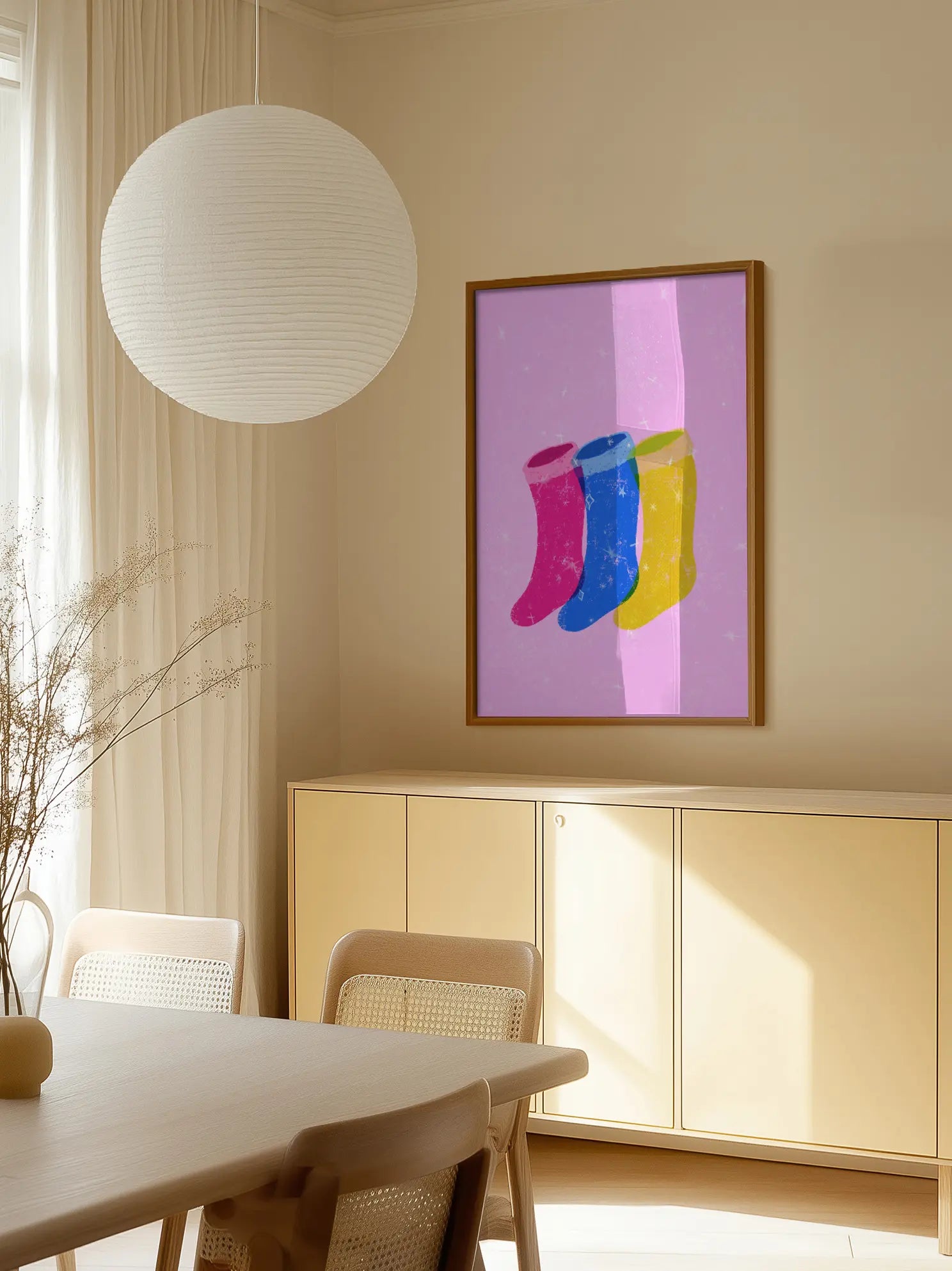 Sparkly Socks Poster