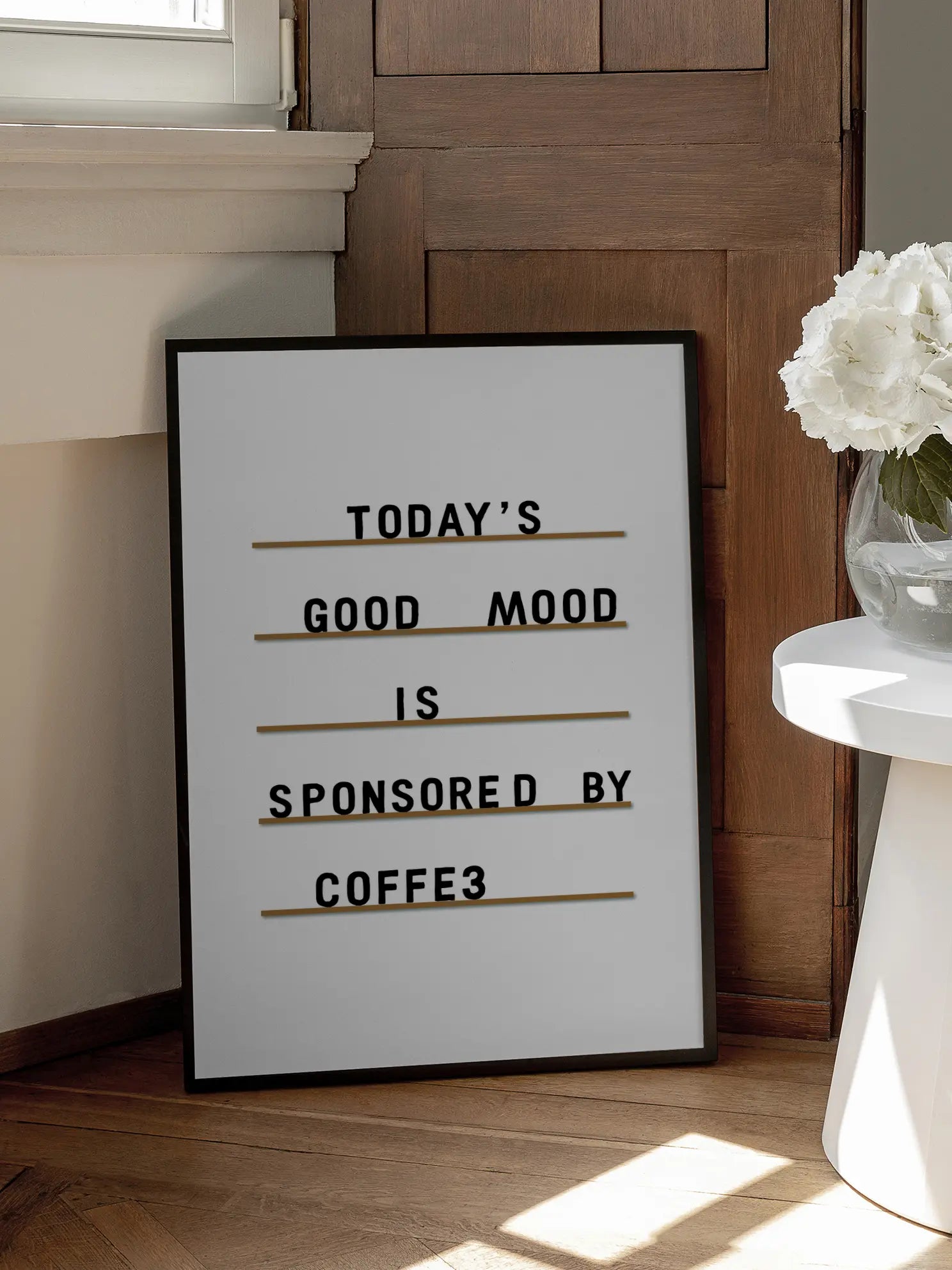 Sponsored by Coffee Poster