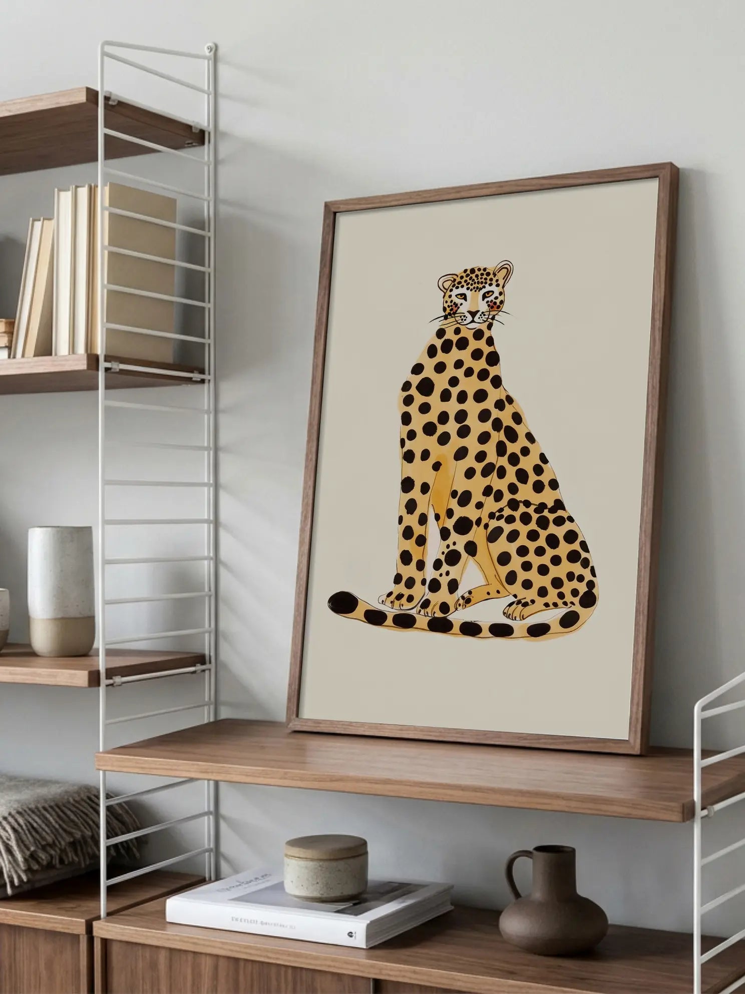 Spotted Leopard Poster